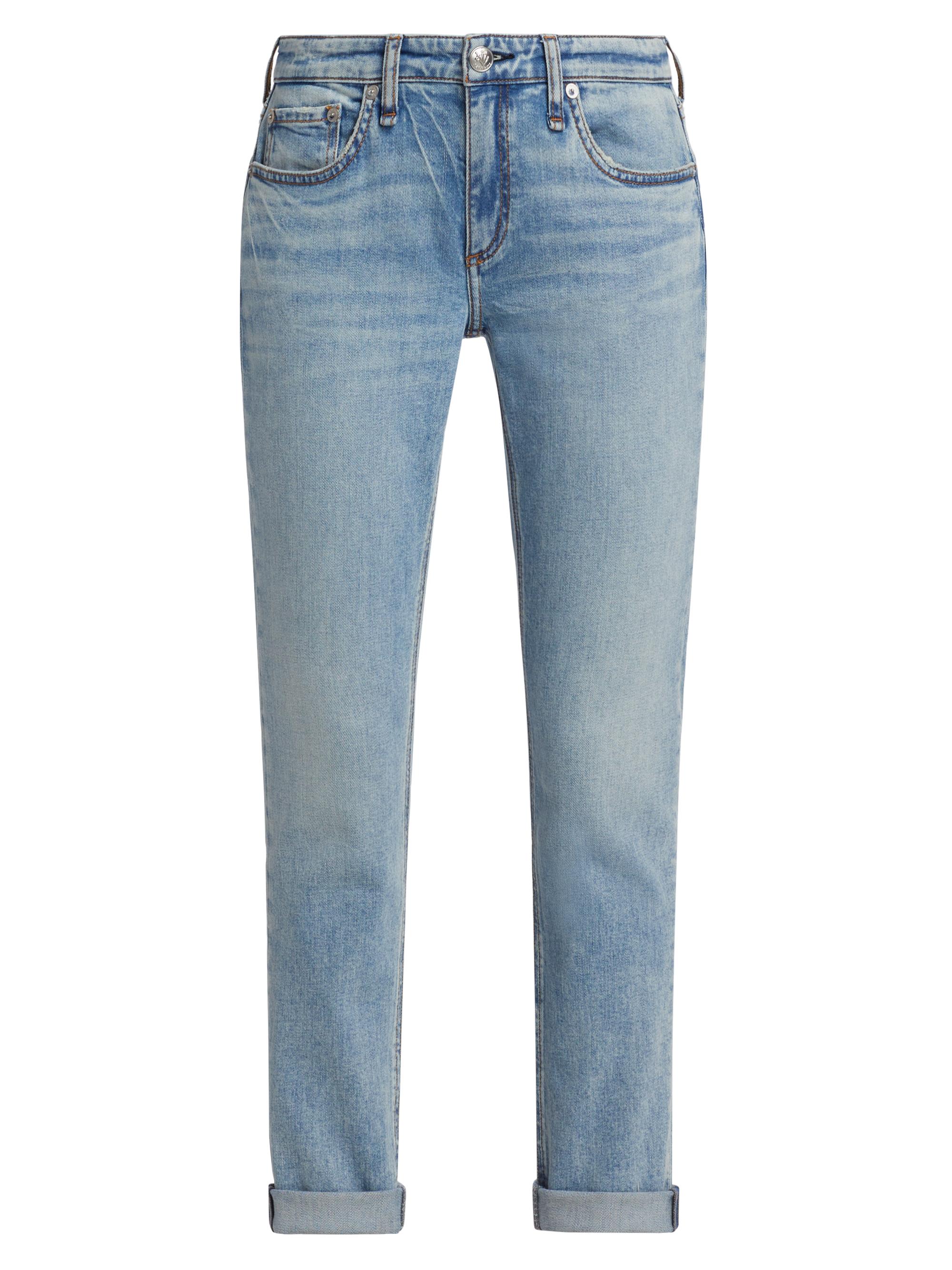 Dre Low-Rise Slim Boyfriend Jeans