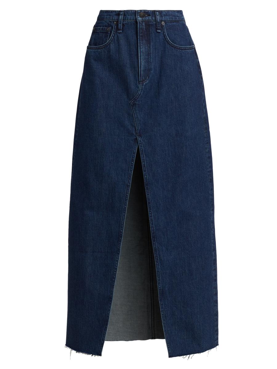 rag & bone Avery Denim Maxi Skirt | Saks Fifth Avenue