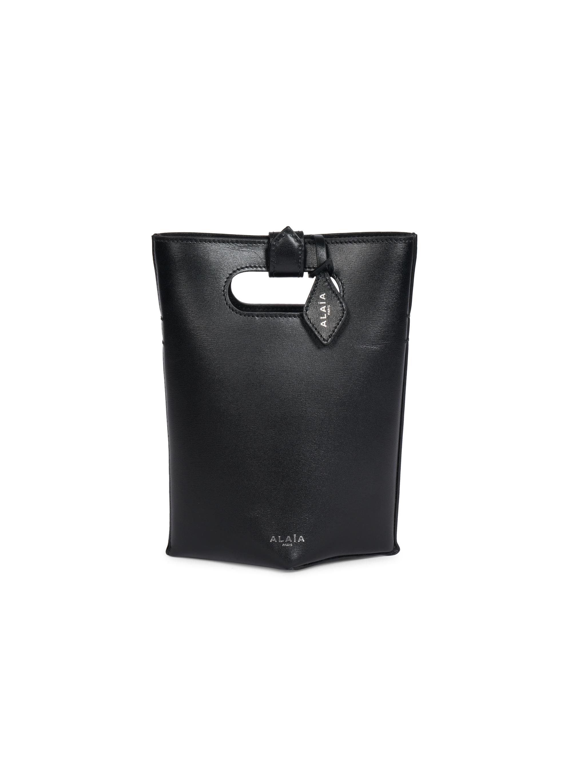 Alaïa Women's Folded  Leather Tote Bag - Noir