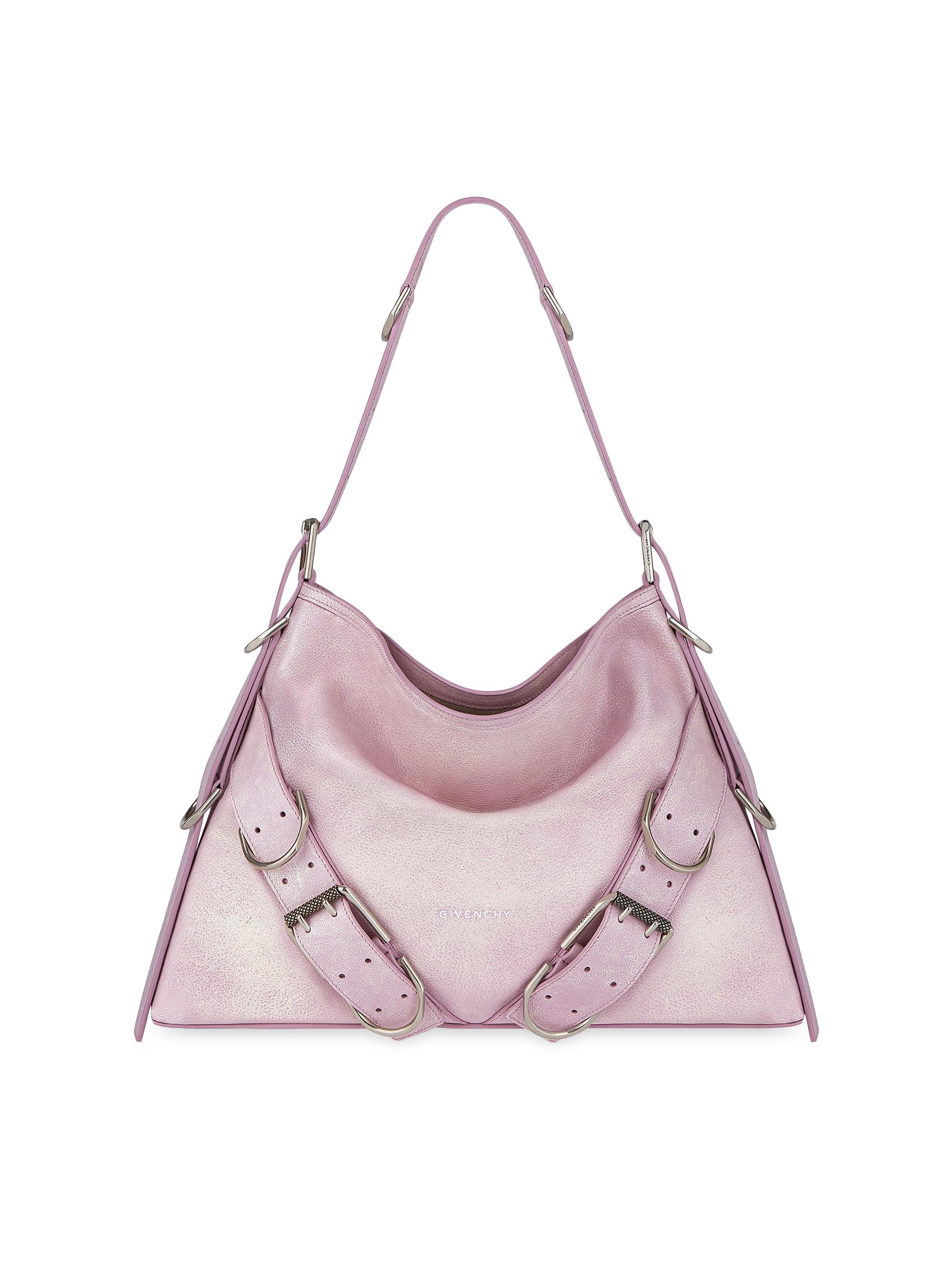 Givenchy Women's  Voyou Boyfriend Shoulder Bag In Aged Leather - Old Pink