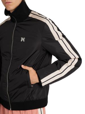 Palm Angels Padded Track Jacket Black/White