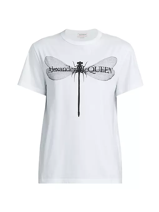 Alexander McQueen - Dragonfly Printed T-Shirt
