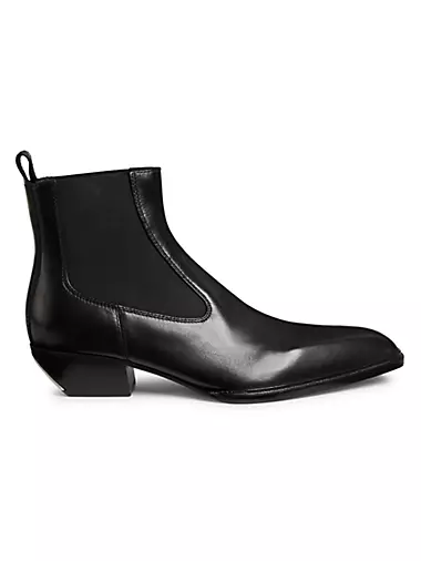 Slick 40MM Leather Ankle Boots