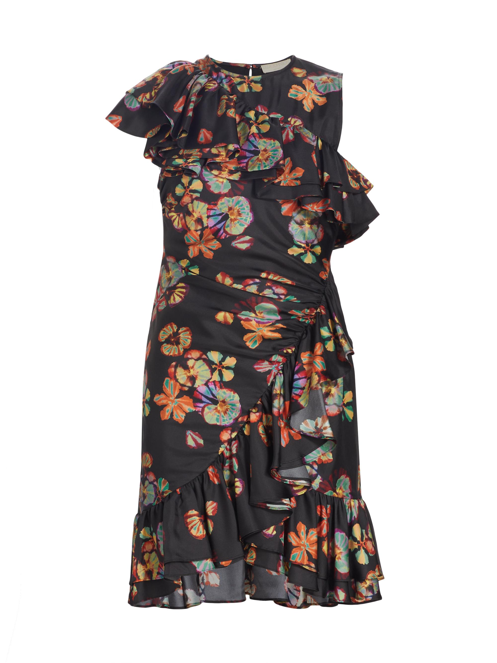 Ulla Johnson Women's Candance Floral Ruffle Minidress - Lune