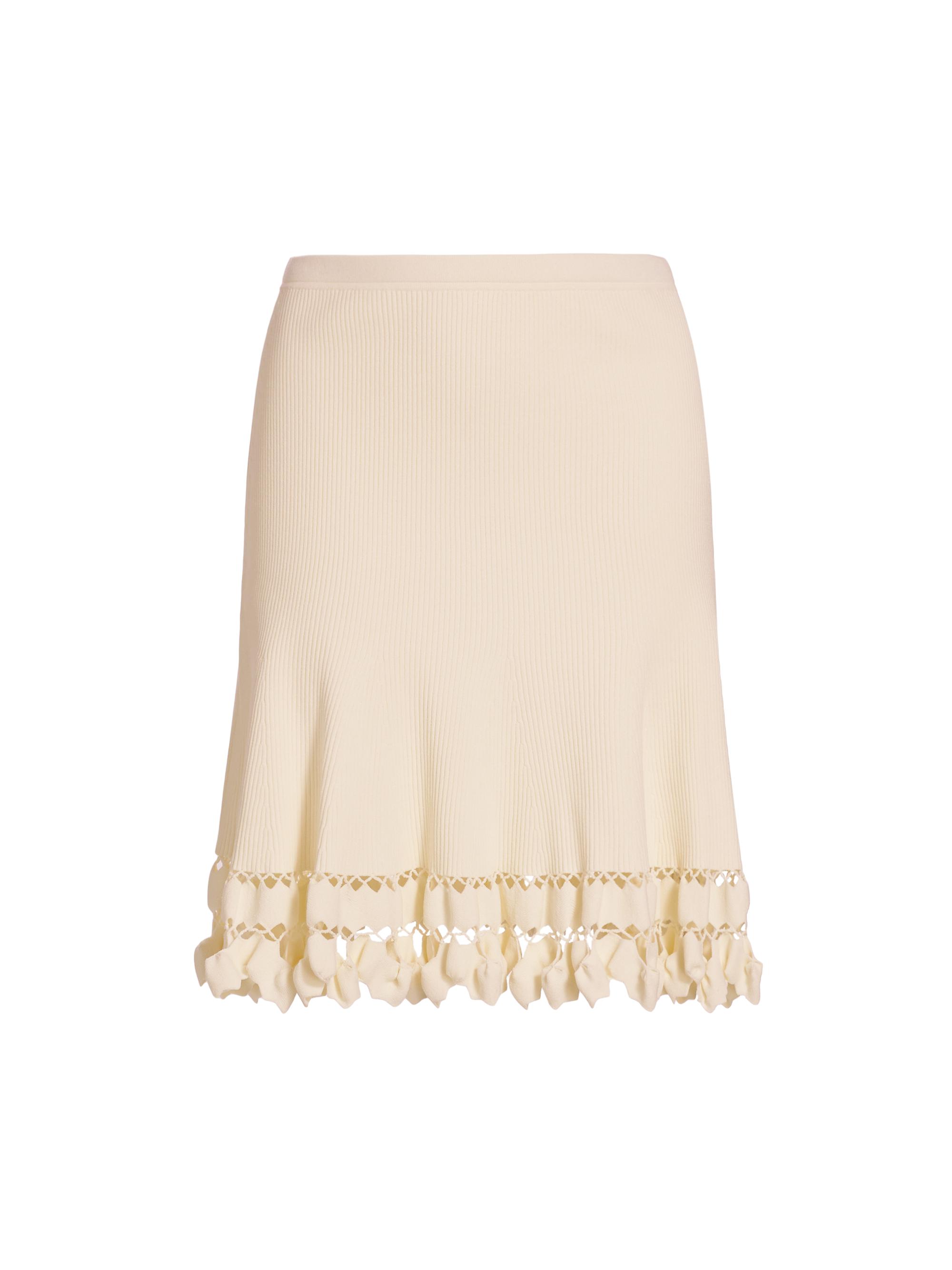 Ulla Johnson Women's Danica Rib-Knit Miniskirt - Alabaster