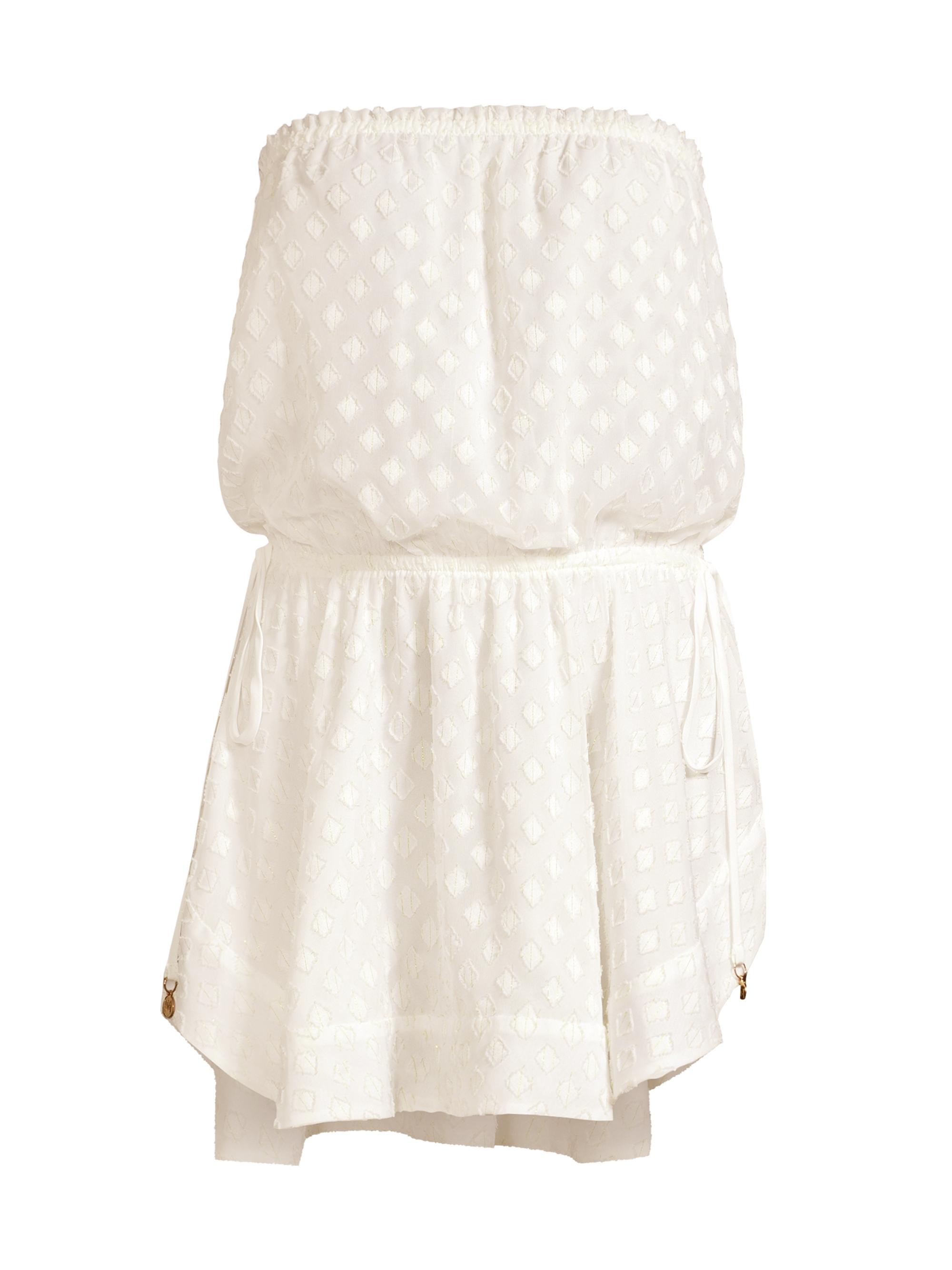 Milly Women's Verena Jacquard Cover-Up Minidress - White