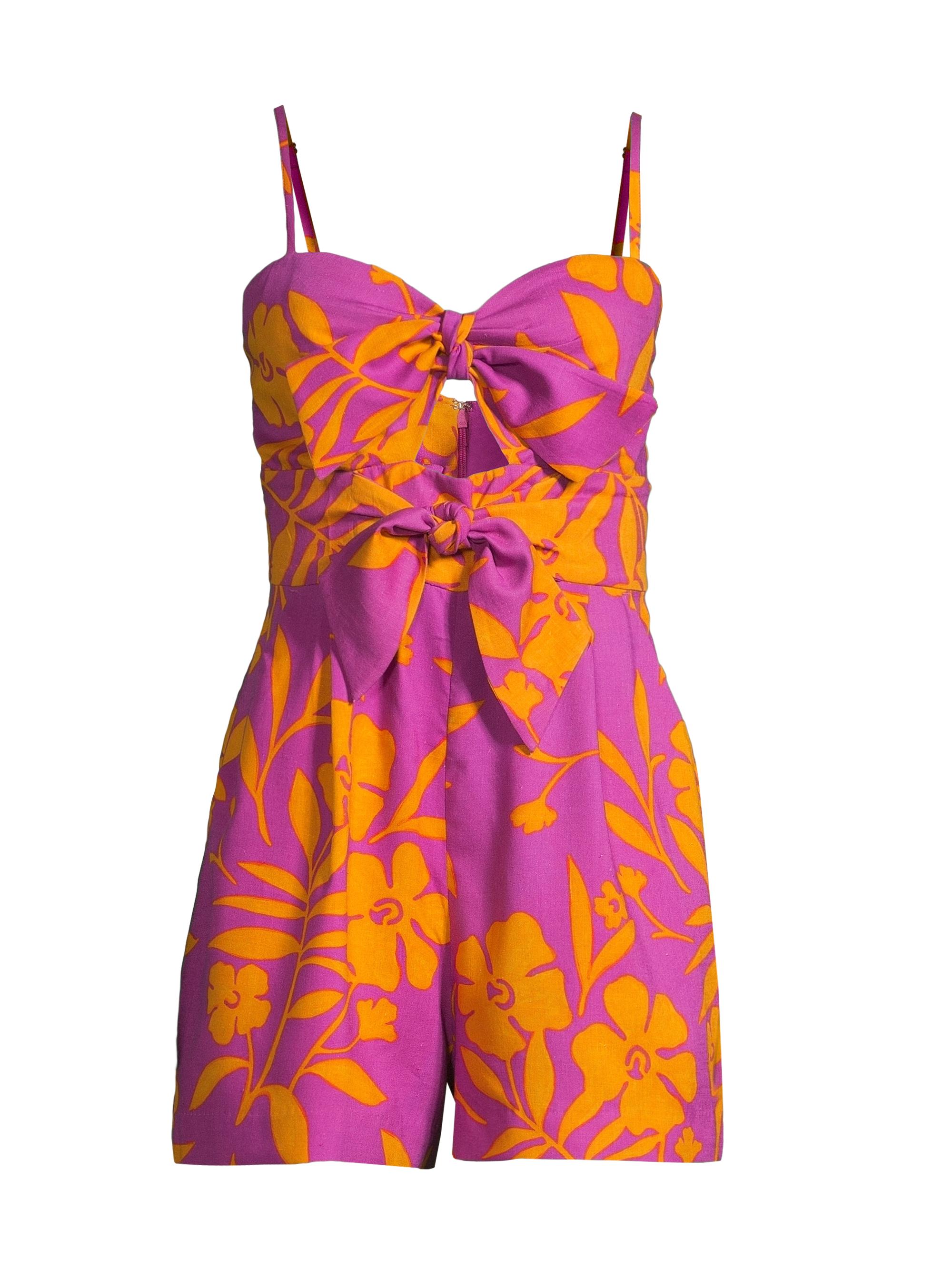 Milly Women's Anya Marigold Aroma Romper