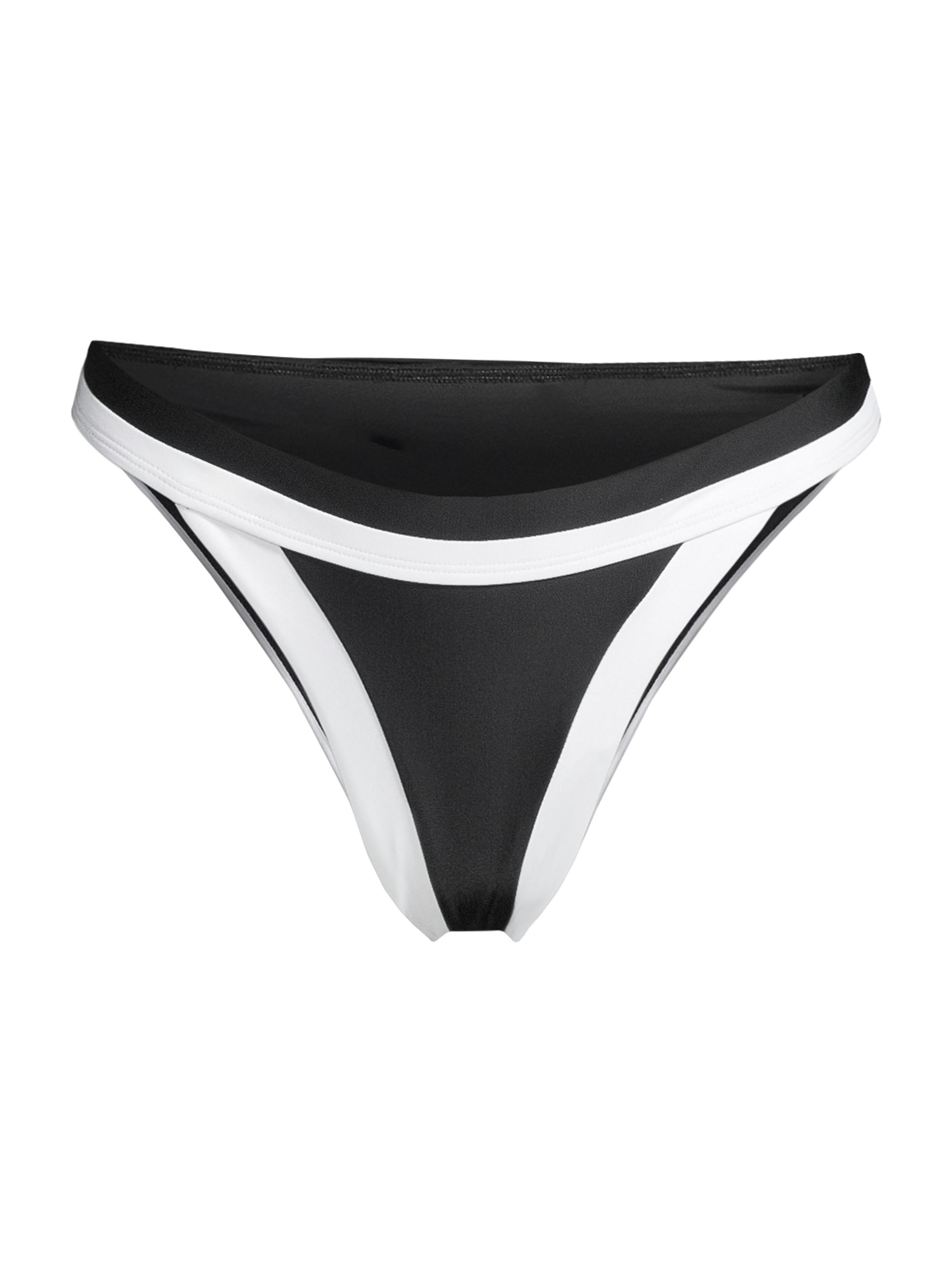 Milly Women's Amalfi Colorblock Bikini Bottom - Black Multi