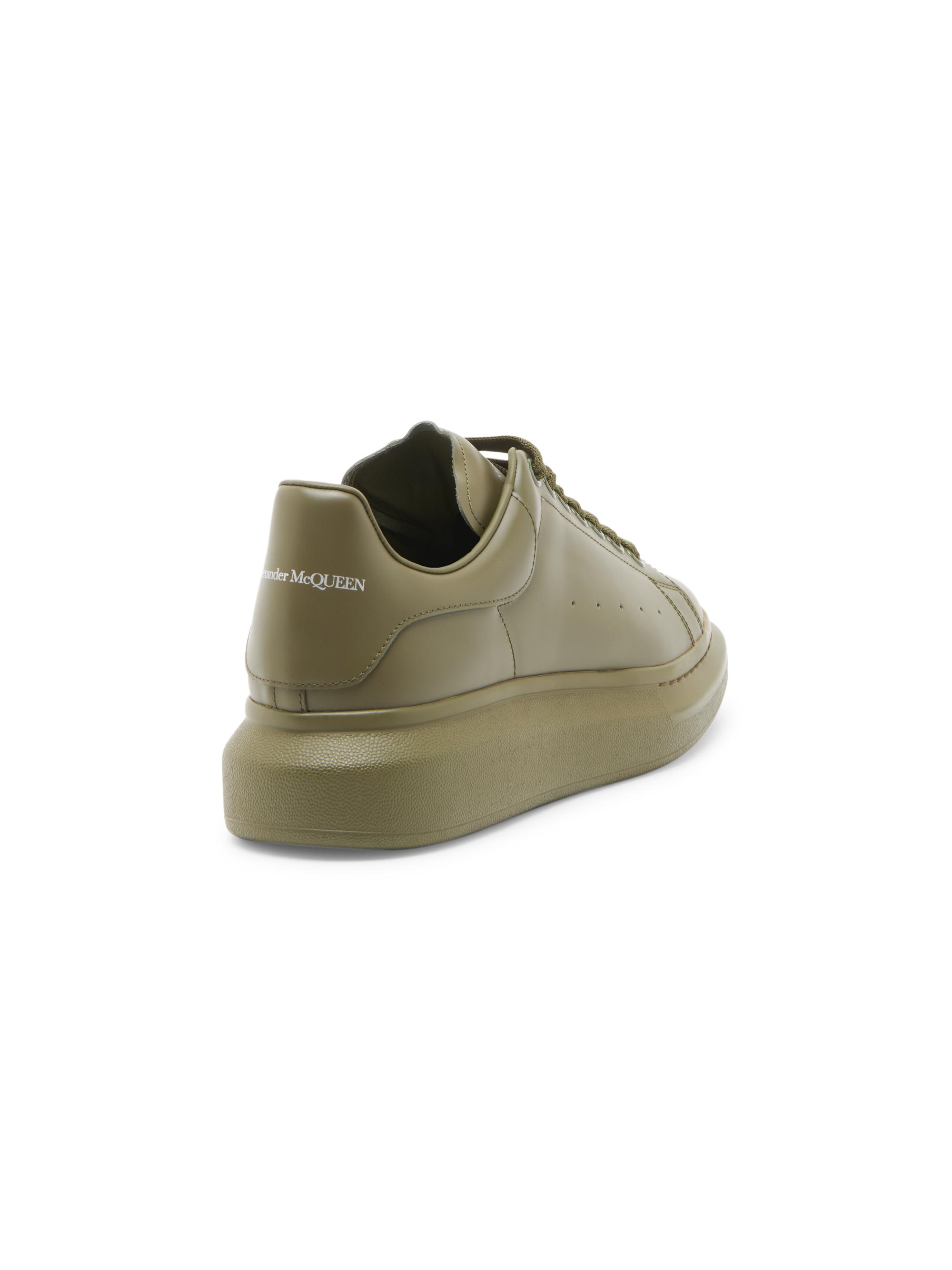 Shop Alexander McQueen Oversized Leather Low-Top Sneakers | Saks 