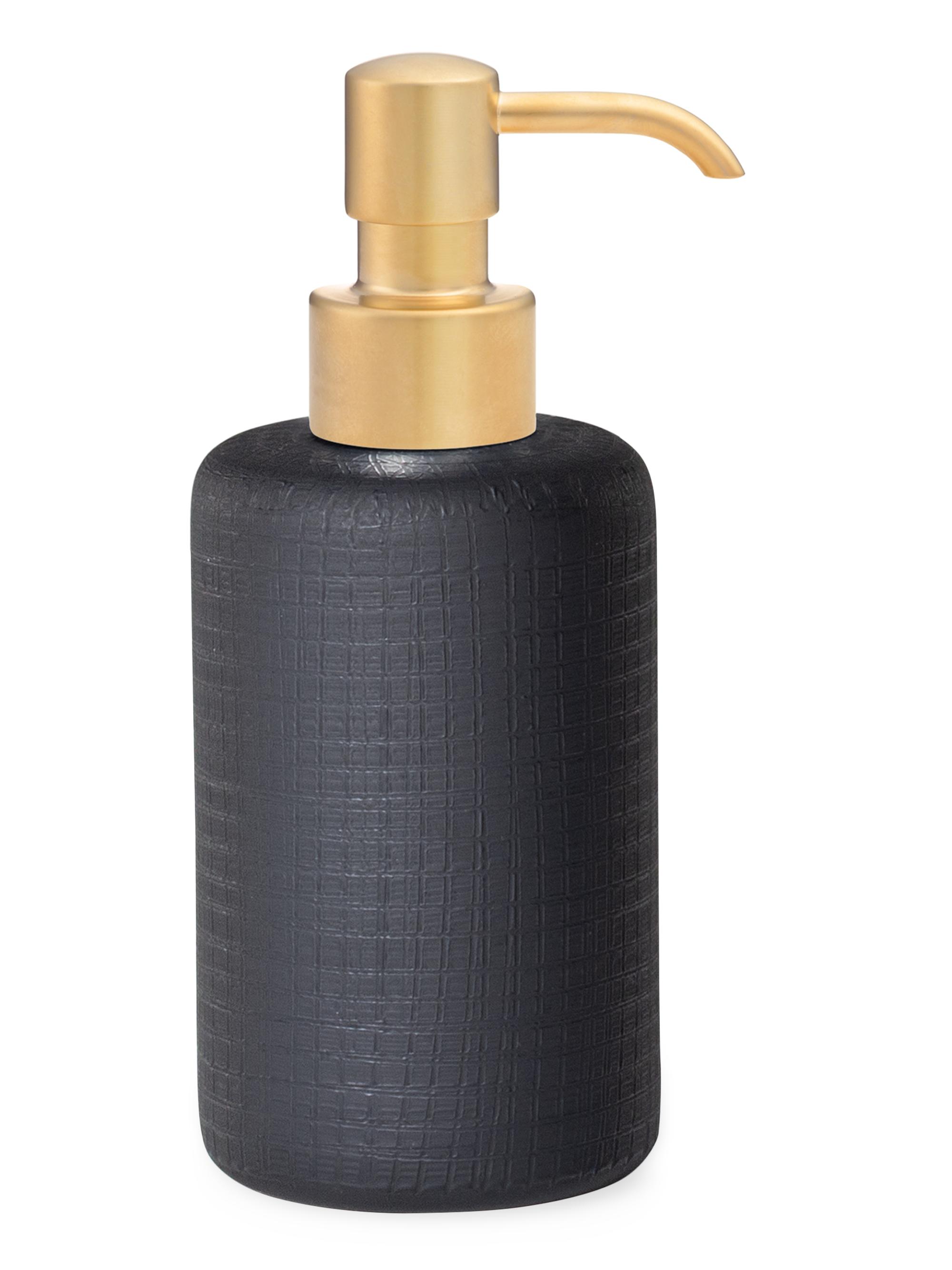 Labrazel Cambric Black Pump Dispenser - Satin Gold