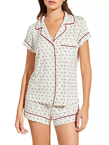 Gisele Triple Heart 2-Piece Pajama Set