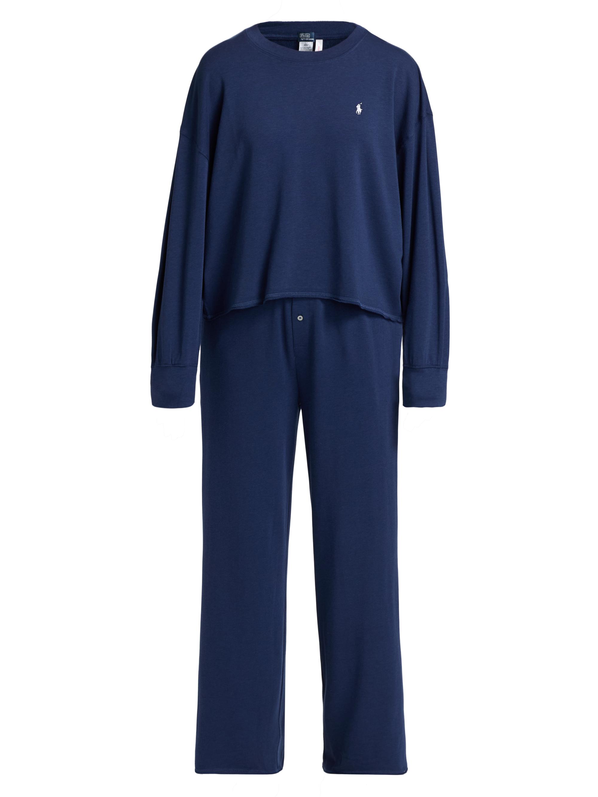 Polo Ralph Lauren French Terry 2-Piece Pajama Set | Saks Fifth Avenue