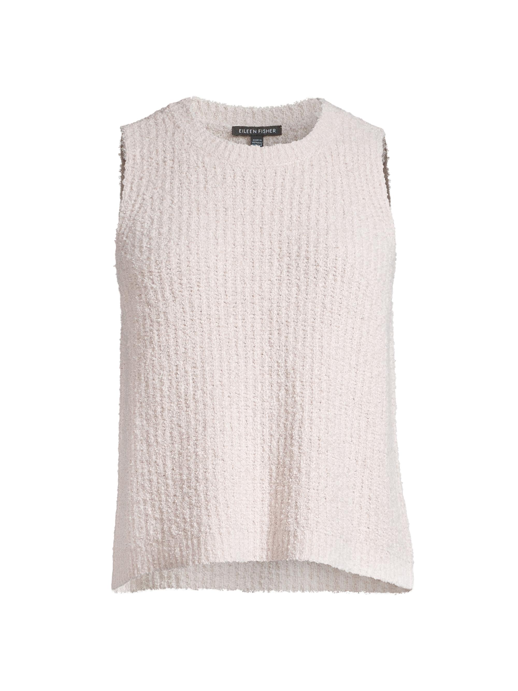 Eileen Fisher Women's Sleeveless Cotton-Blend Sweater - Bone