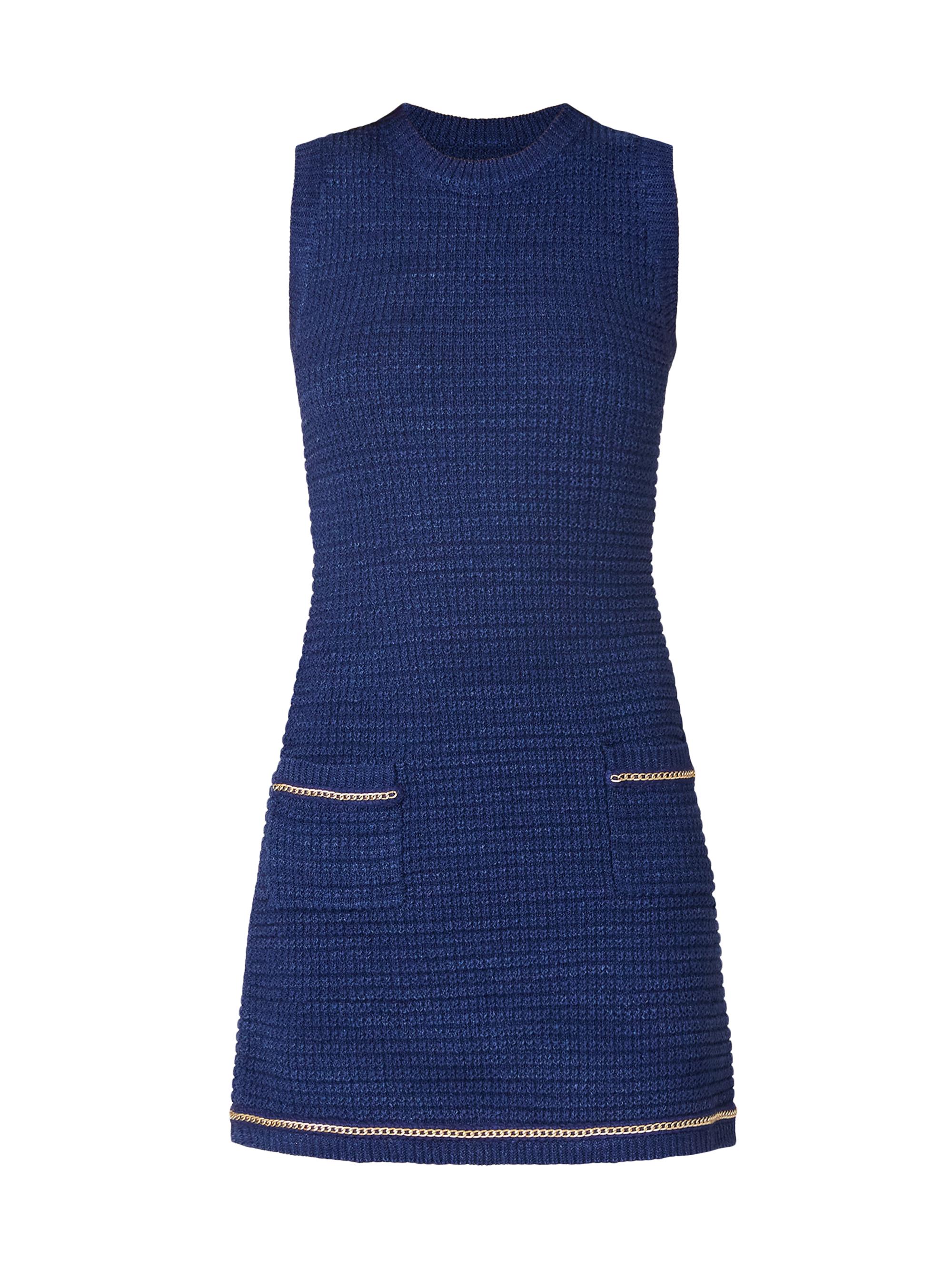 Shoshanna Women's Saige Knit Minidress - Deep Blue