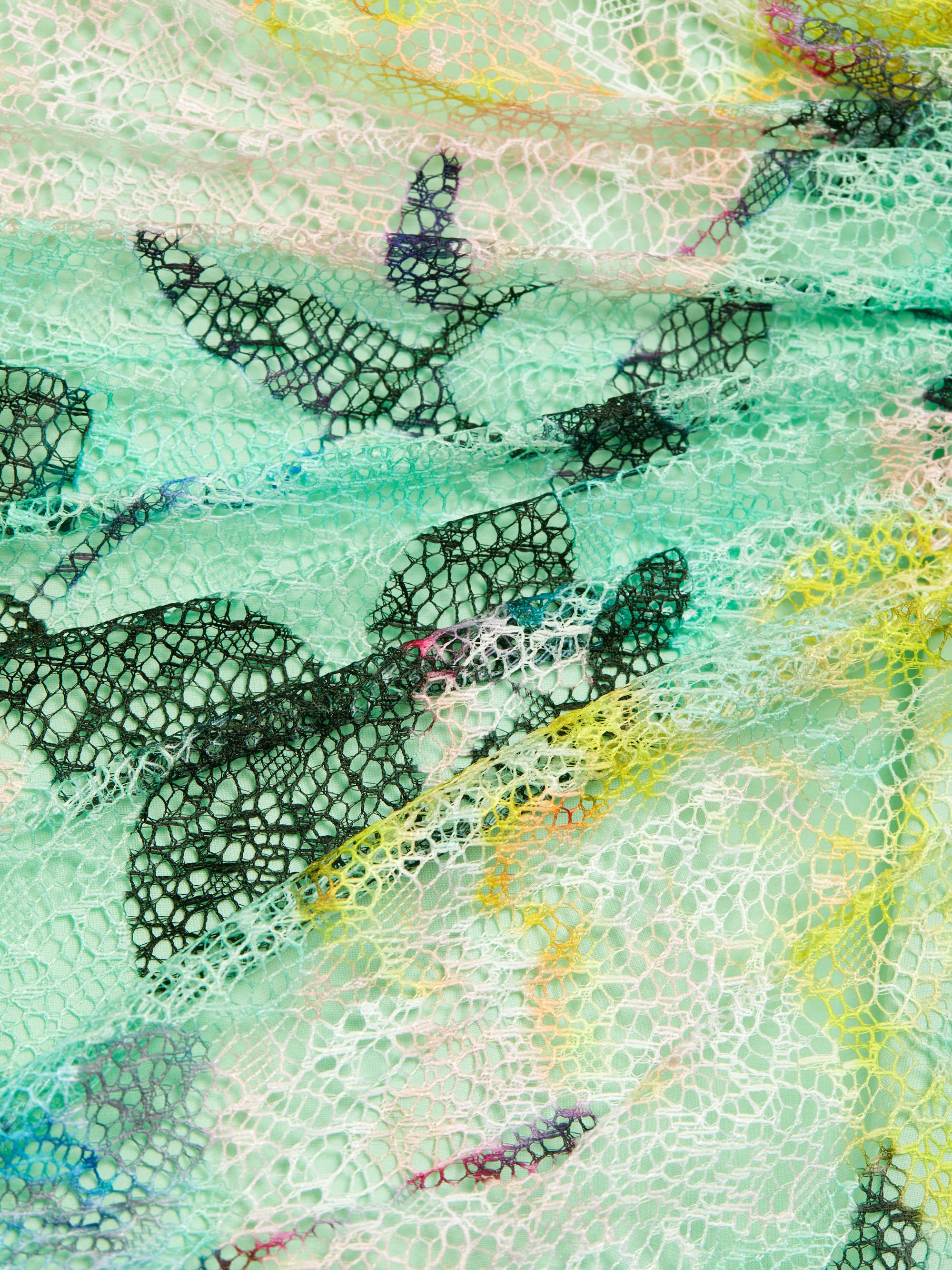 ML Monique Lhuillier Allie Floral Lace Midi-Dress | Saks Fifth Avenue