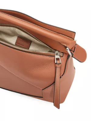 Loewe Puzzle Edge Small Bag in Tan