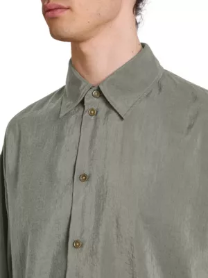 LEMAIRE Twisted button-up shirt - Grey
