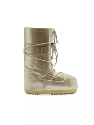 Moon Boot Icon Light Low shearling boots - Brown