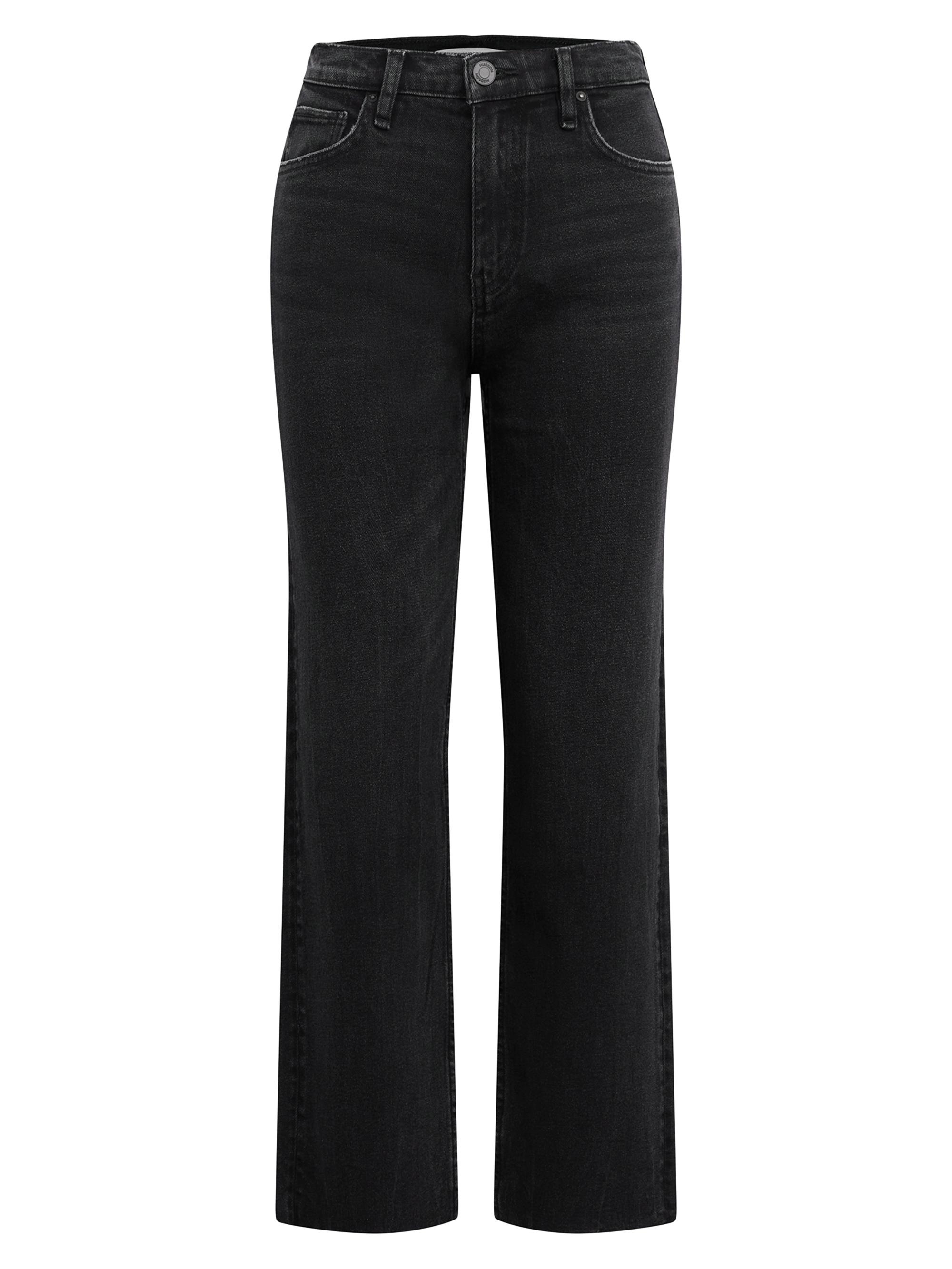 Hudson Jeans Women's Remi High-Rise Straight-Leg Jeans - Fade To Black