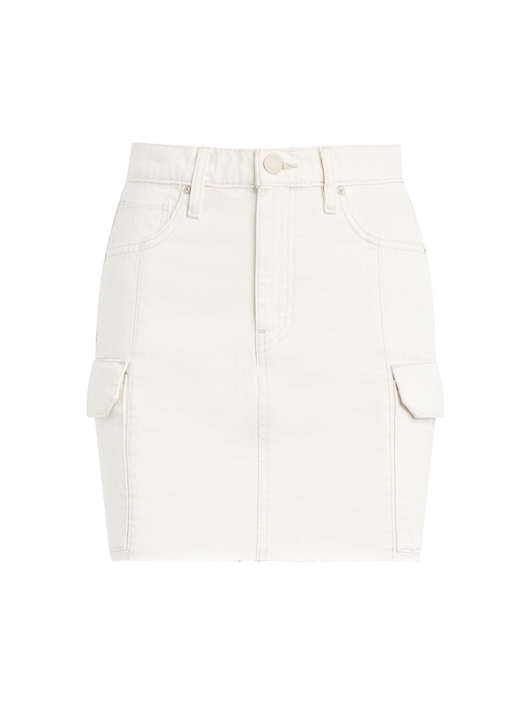 Hudson Jeans Women's Viper Cargo Cotton Miniskirt - First Egret