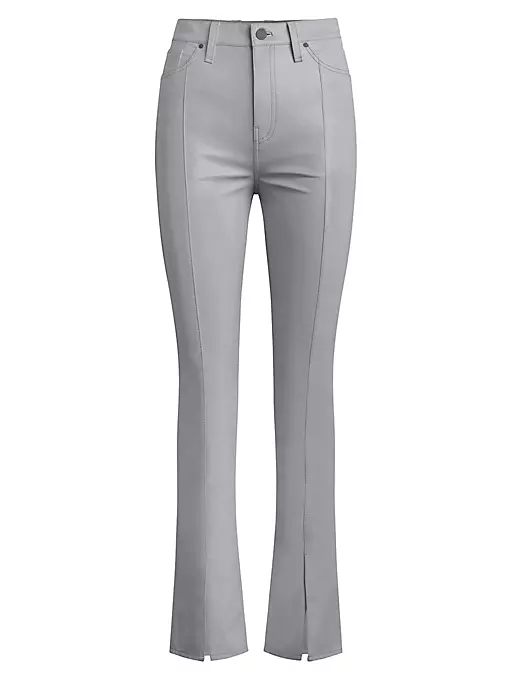 Hudson Jeans - Harlow Coated Faux Leather Pants