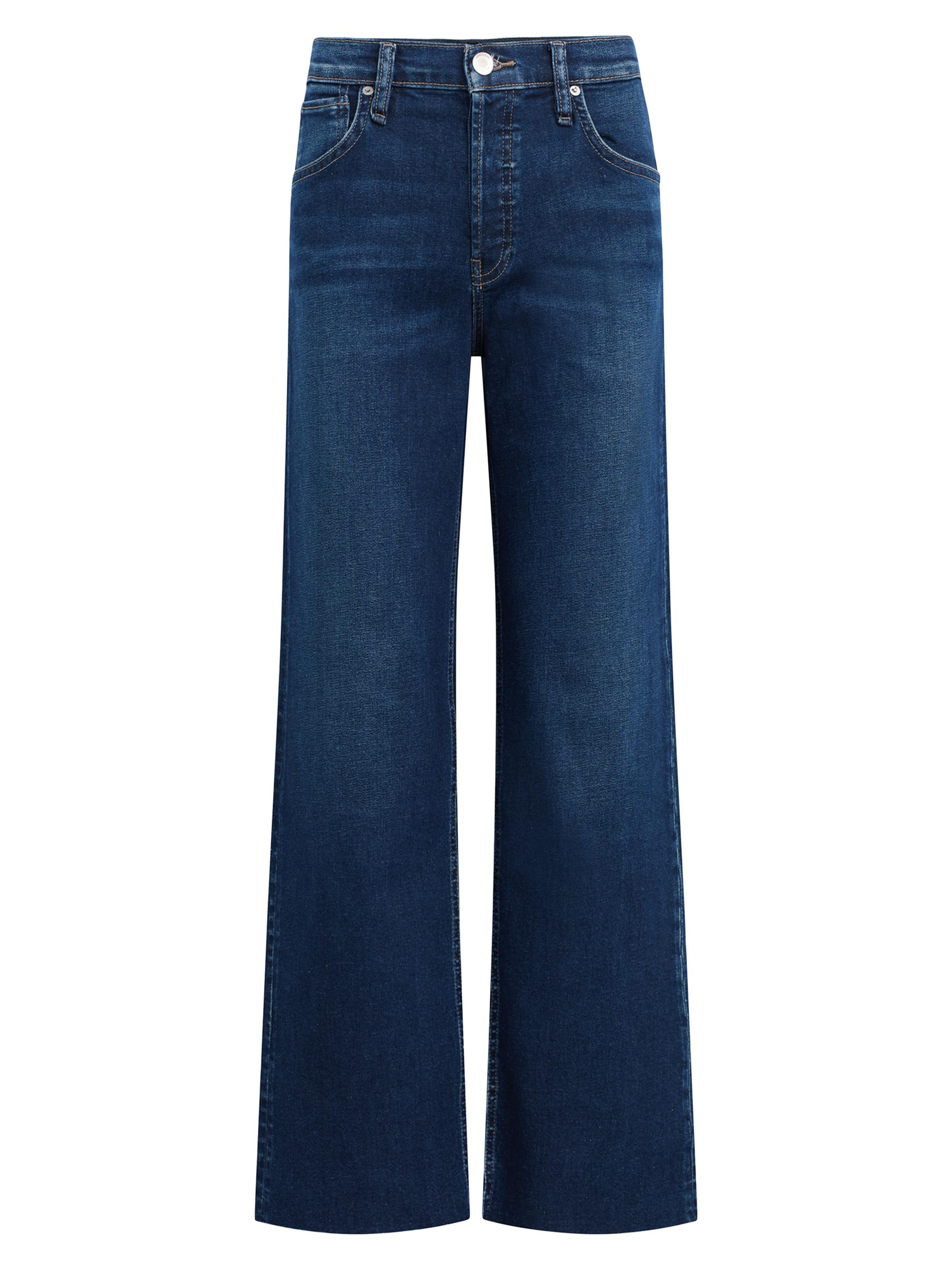 Hudson Jeans Women's Rosie High-Rise Wide-Leg Jeans - Mogul