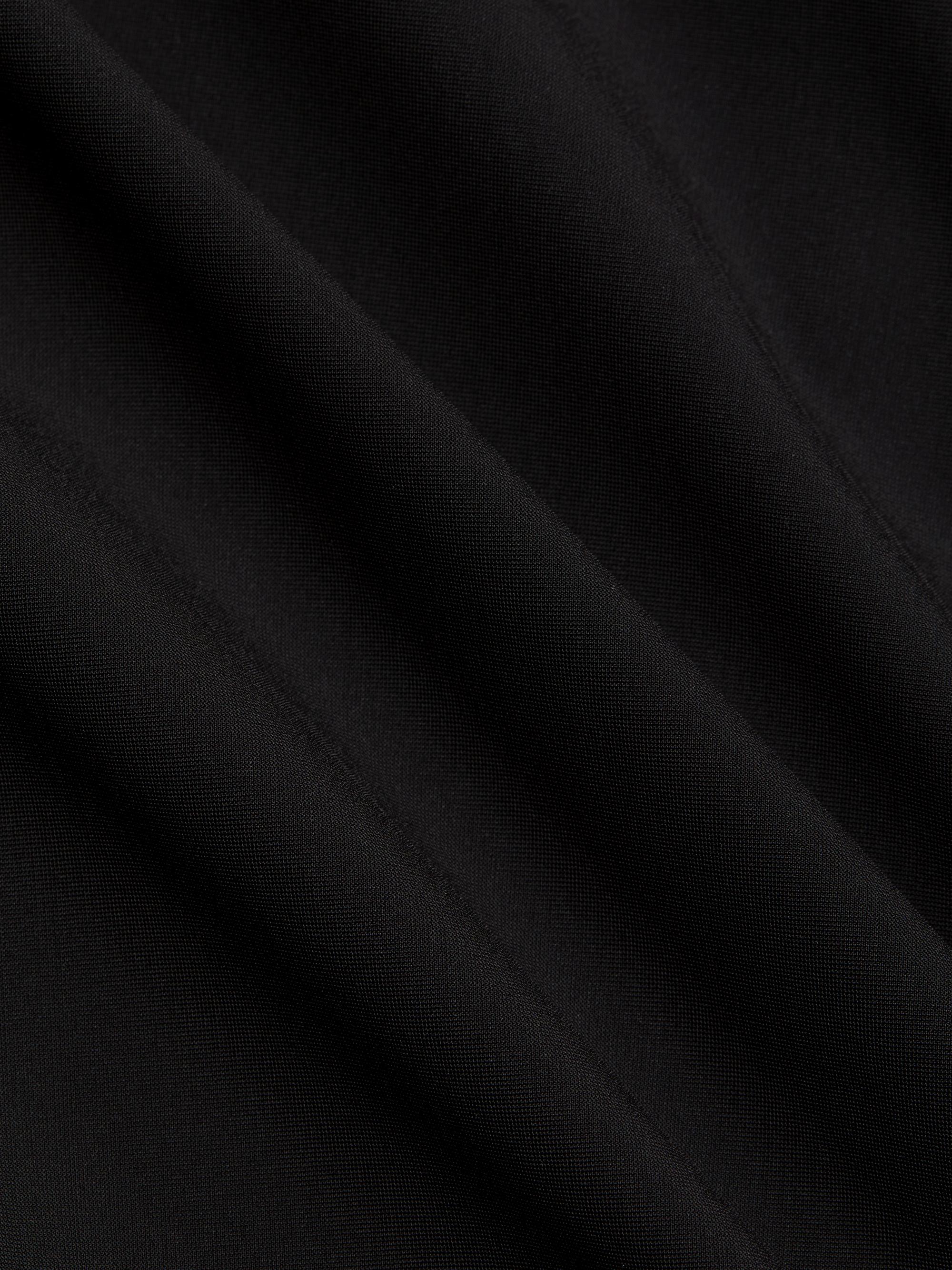 Emporio Armani Men's Stretch Button-Front Shirt - Black | Thumbnail 7