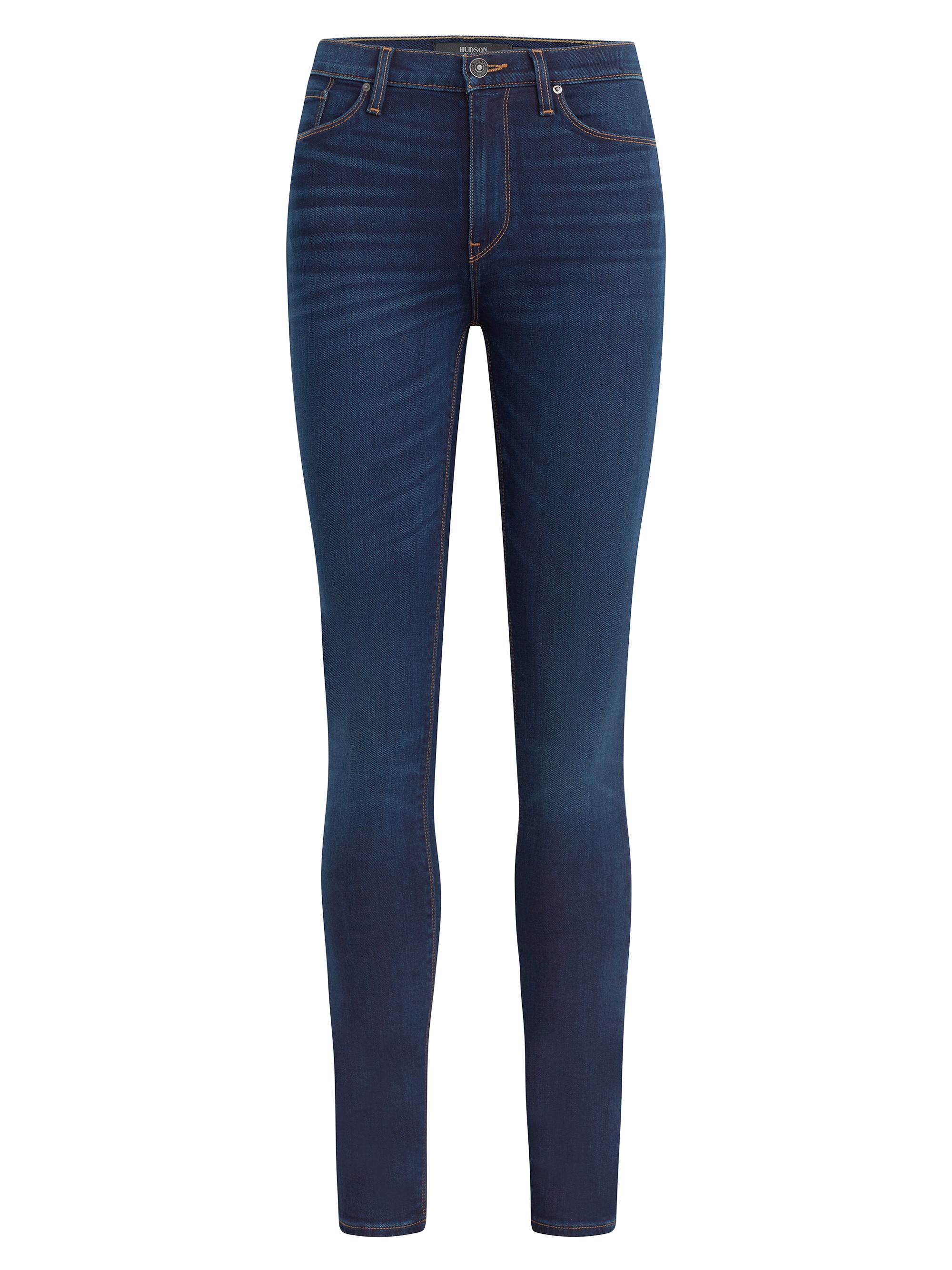 Hudson Jeans Women's Barbara High-Waisted Super Skinny Jeans - Requiem