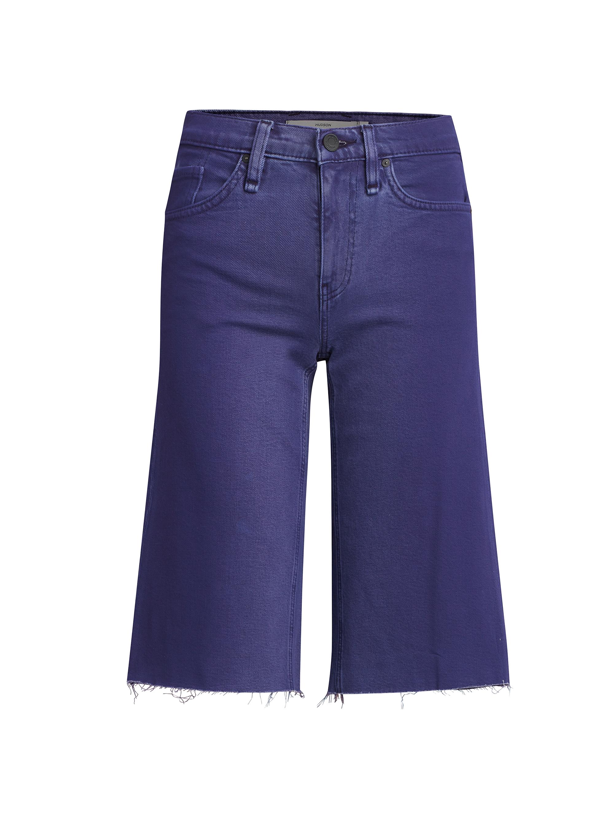 Hudson Jeans Women's Freya Mid-Rise Skater Shorts - Wisteria Ombre