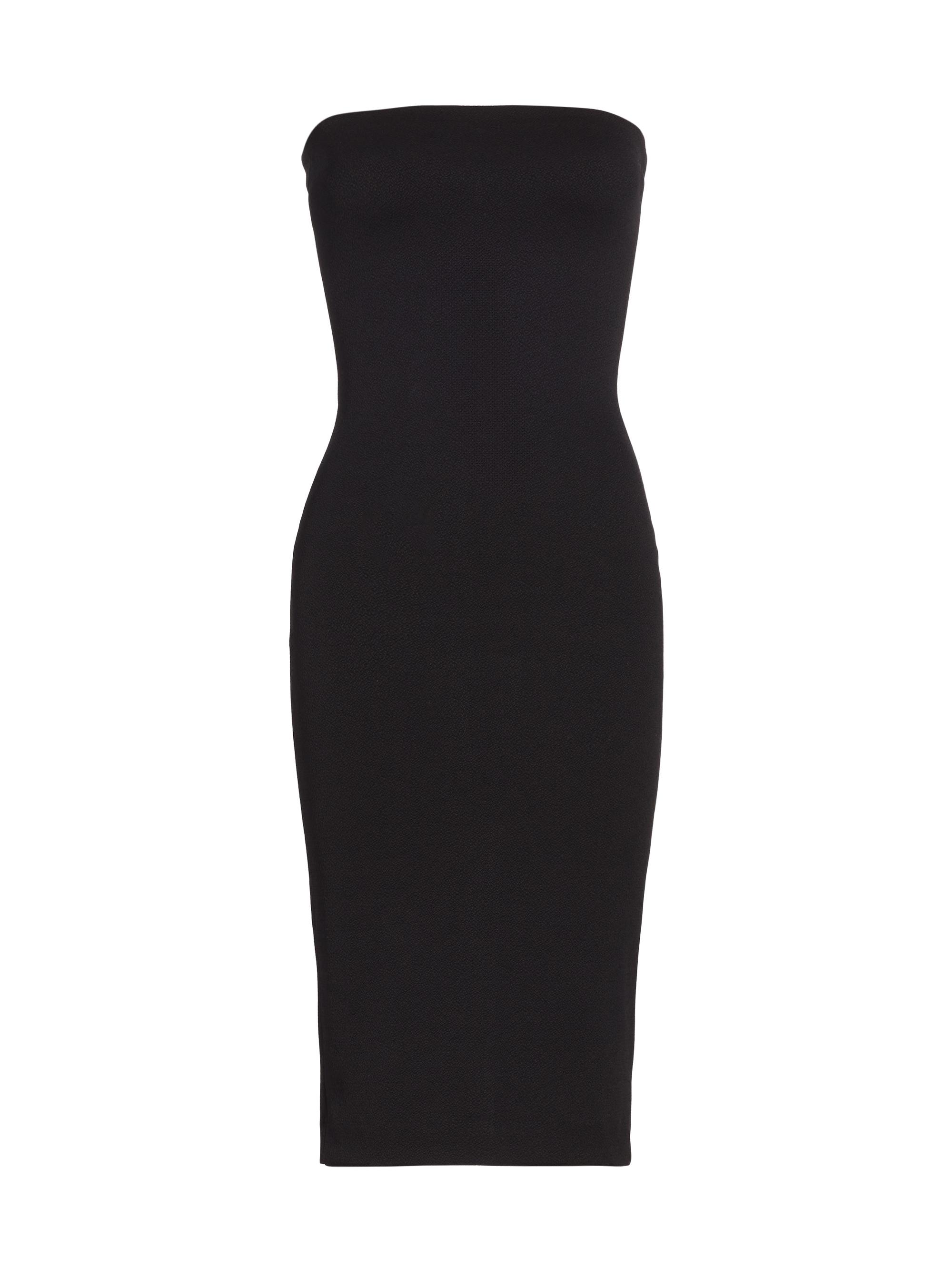 SPRWMN Women's Strapless Pencil Midi-Dress - Black
