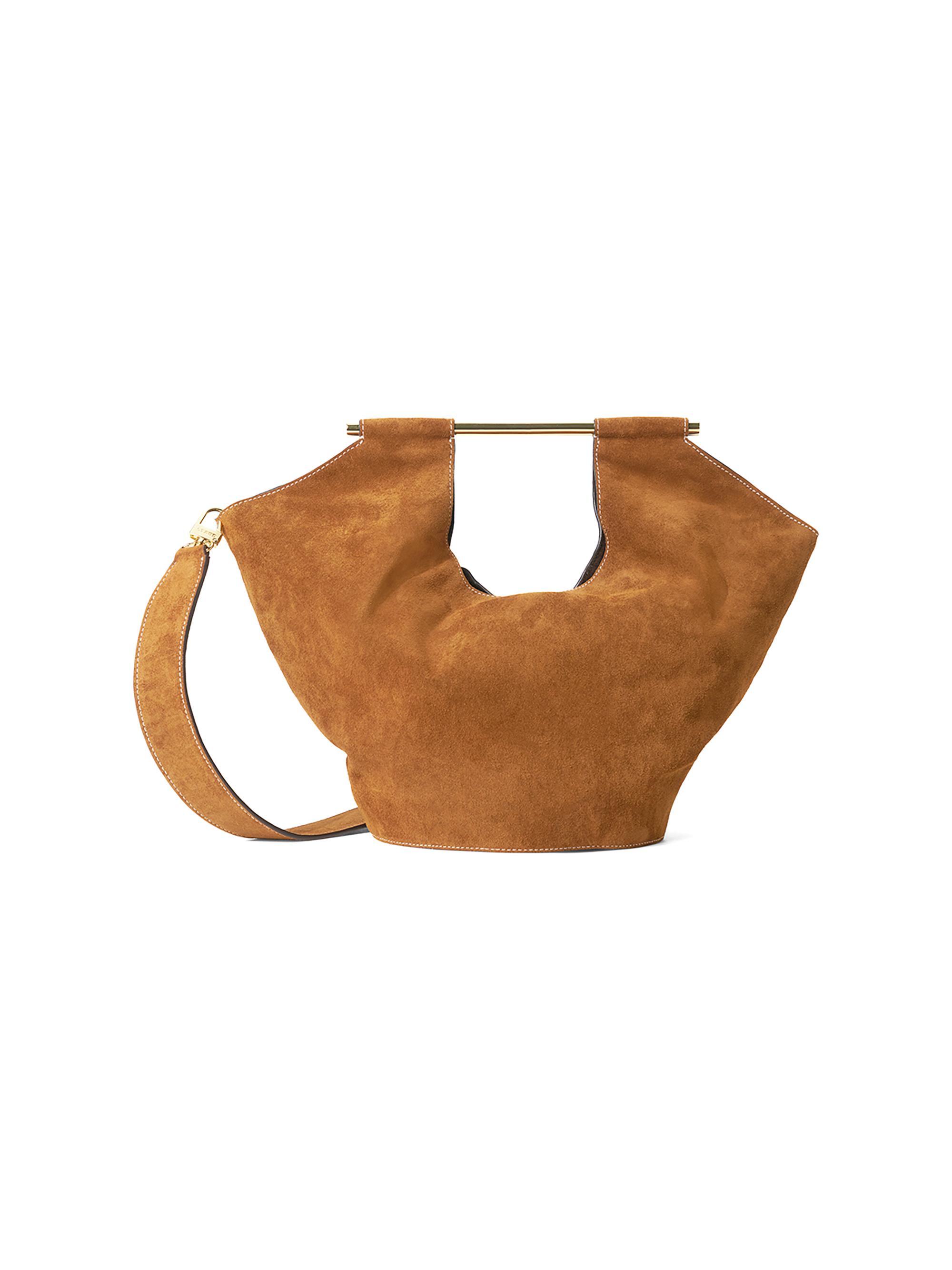 Staud Women's Mar Leather Bucket Bag - Tan