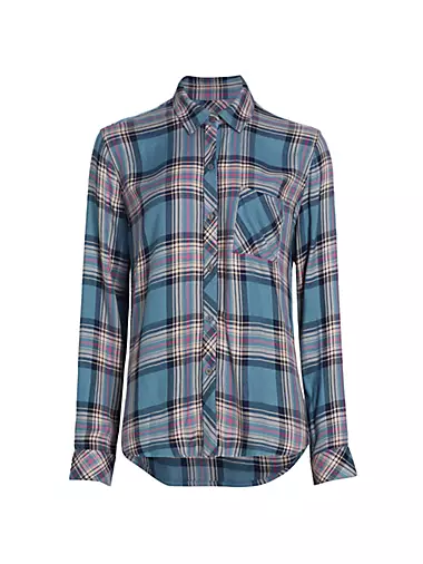 Hunter Plaid Button-Front Shirt