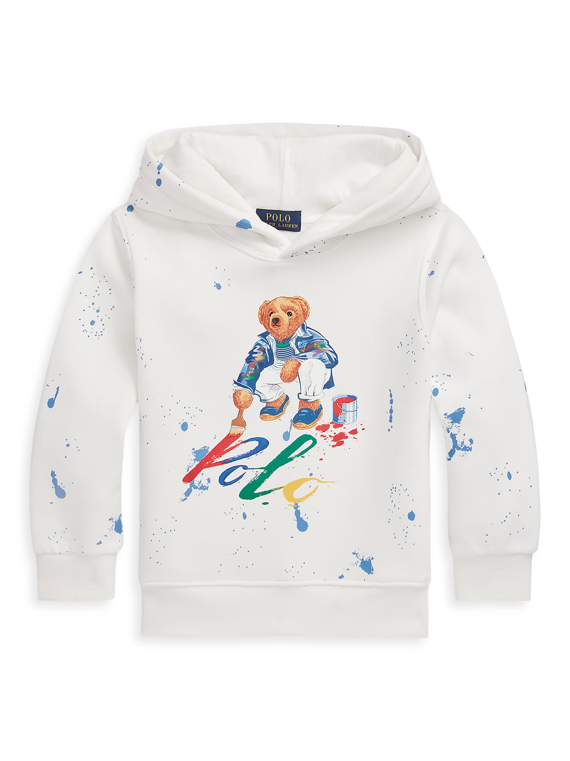 polo bear paint splatter