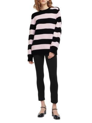 Barrie cashmere flower-print jumper - Pink