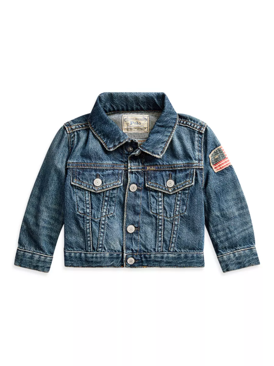 Shop Polo Ralph Lauren Baby Boy's Denim Trucker Jacket Shop Polo Ralph Lauren Baby Boy's Denim Trucker Jacket