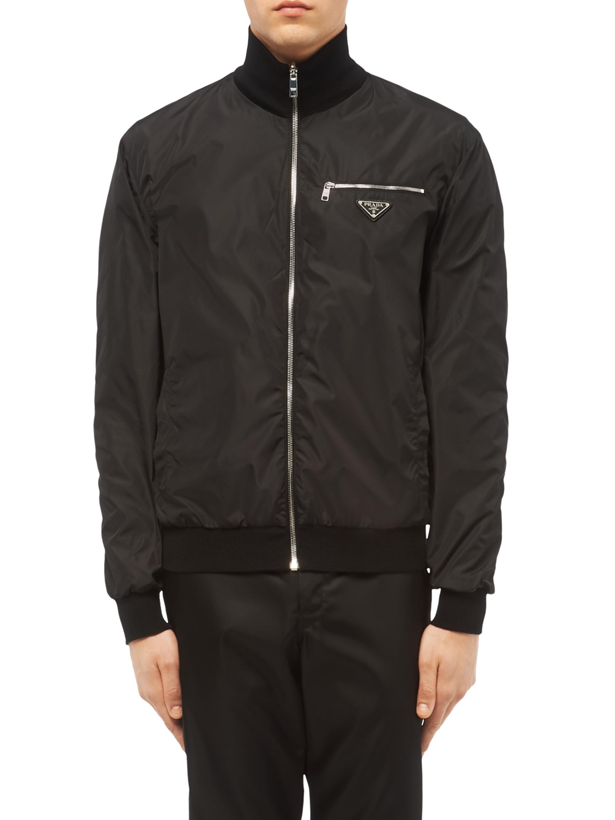 Prada Reversible Wool And Nylon Jacket | Saks Fifth Avenue