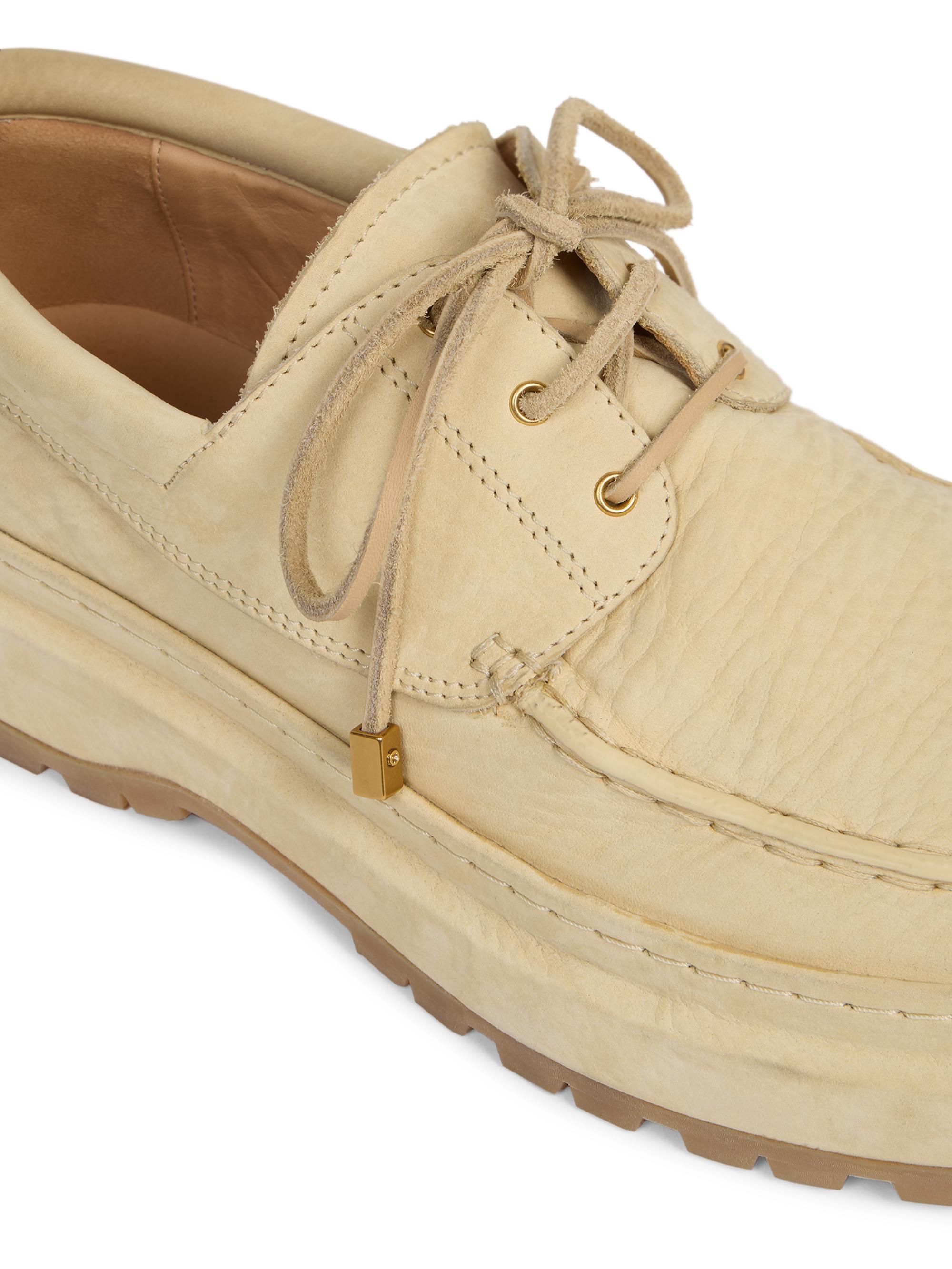 靴 JACQUEMUS LesBateau Pavane Leather Shoes Jacquemus Les Bateau Pavane leather Derby shoes Jacquemus