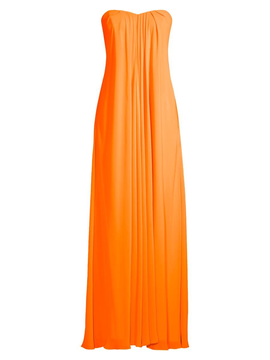 Liv Foster Strapless Chiffon Maxi Dress | Saks Fifth Avenue