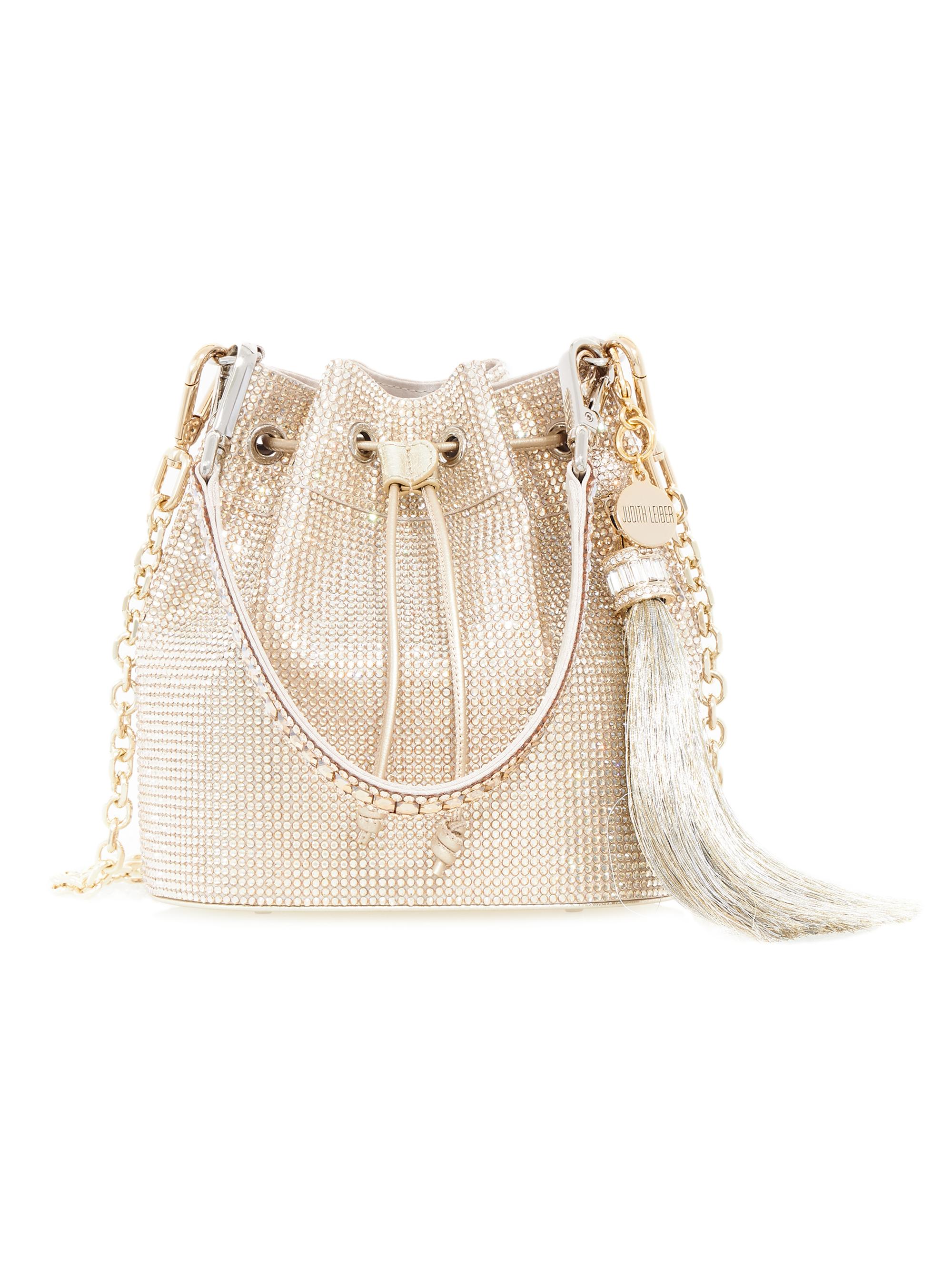 Judith Leiber Couture Women's Piper Crystal-Embellished Bucket Bag - Silver Rhine