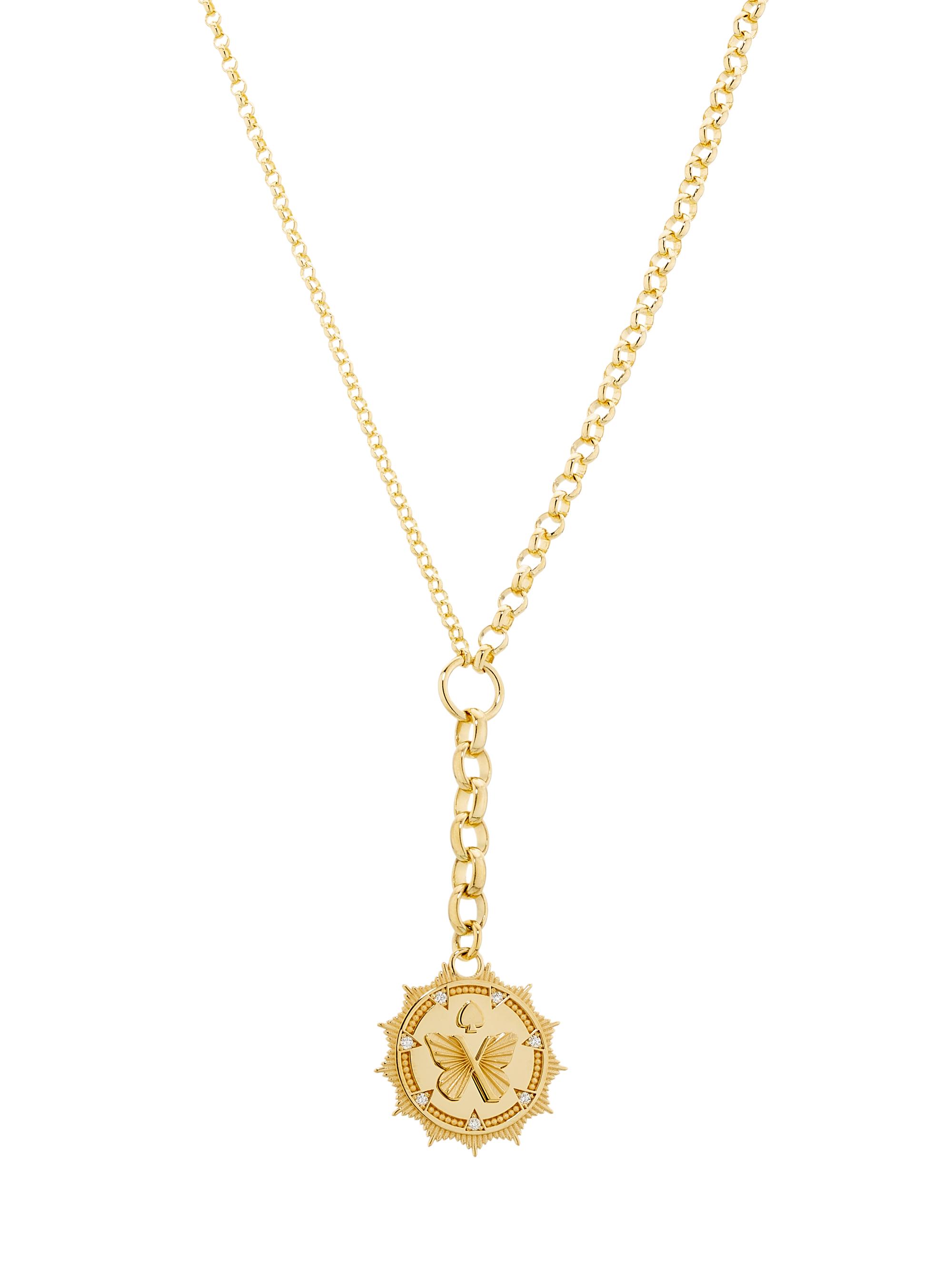 Foundrae Women's Reverie: The Path To Joy 18K Yellow Gold & 0.08 TCW Diamond  Mixed Belcher Chain Necklace - Yellow Gold
