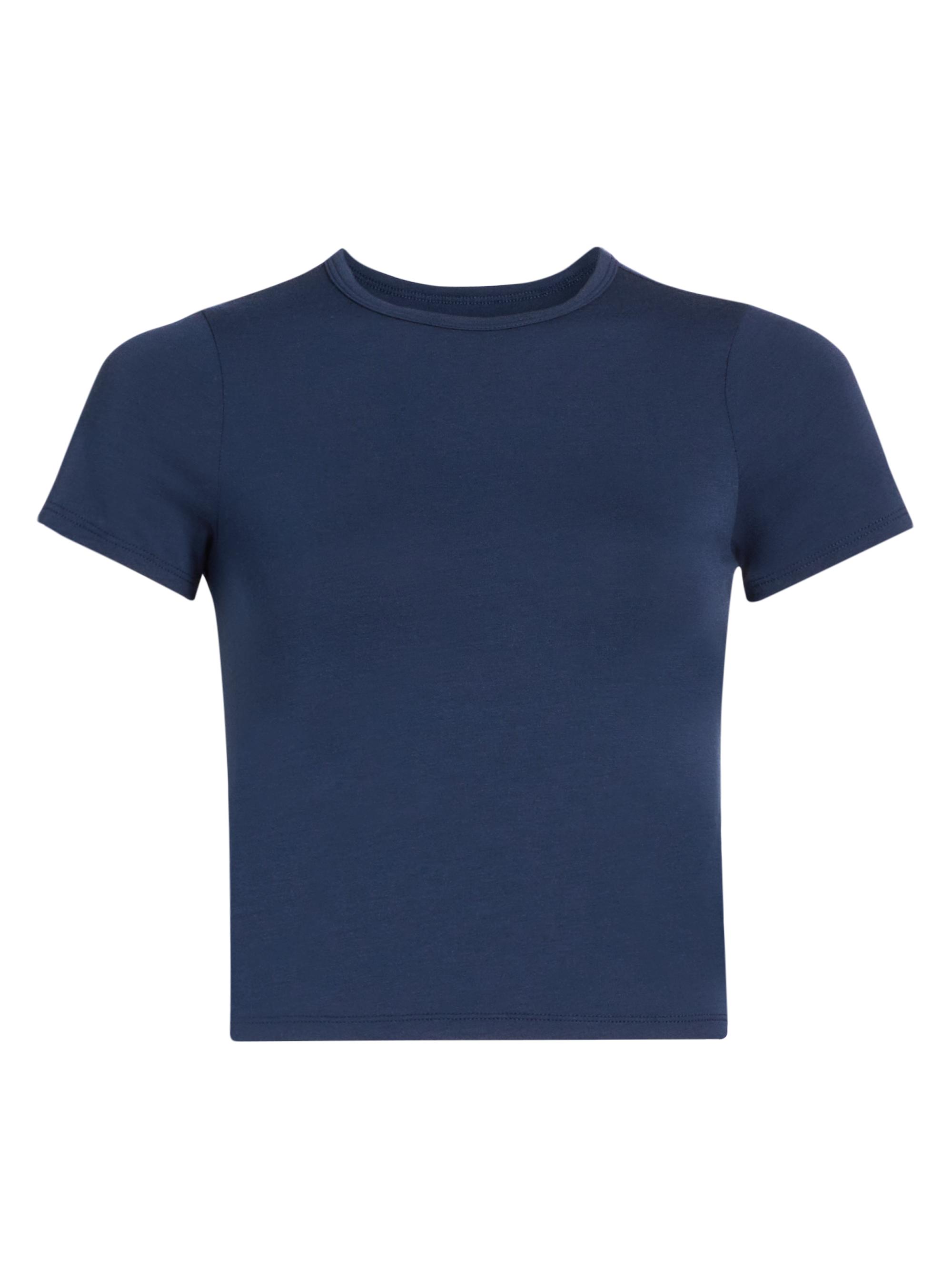 Karl Lagerfeld T-Shirt Donna Grigia Logo Cotone (IT 40, EU 36