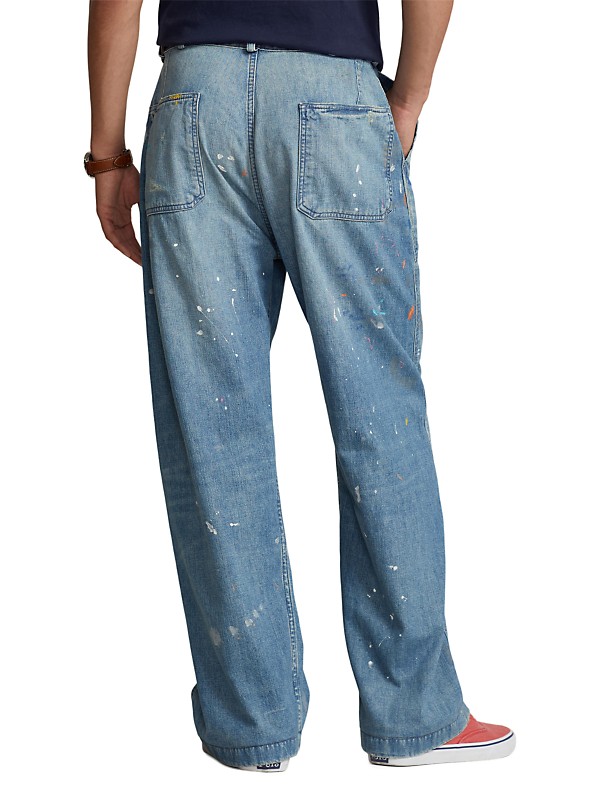 Shop Polo Ralph Lauren Paint Splatter Straight-Leg Carpenter Shop Polo Ralph Lauren Paint Splatter Straight-Leg Carpenter