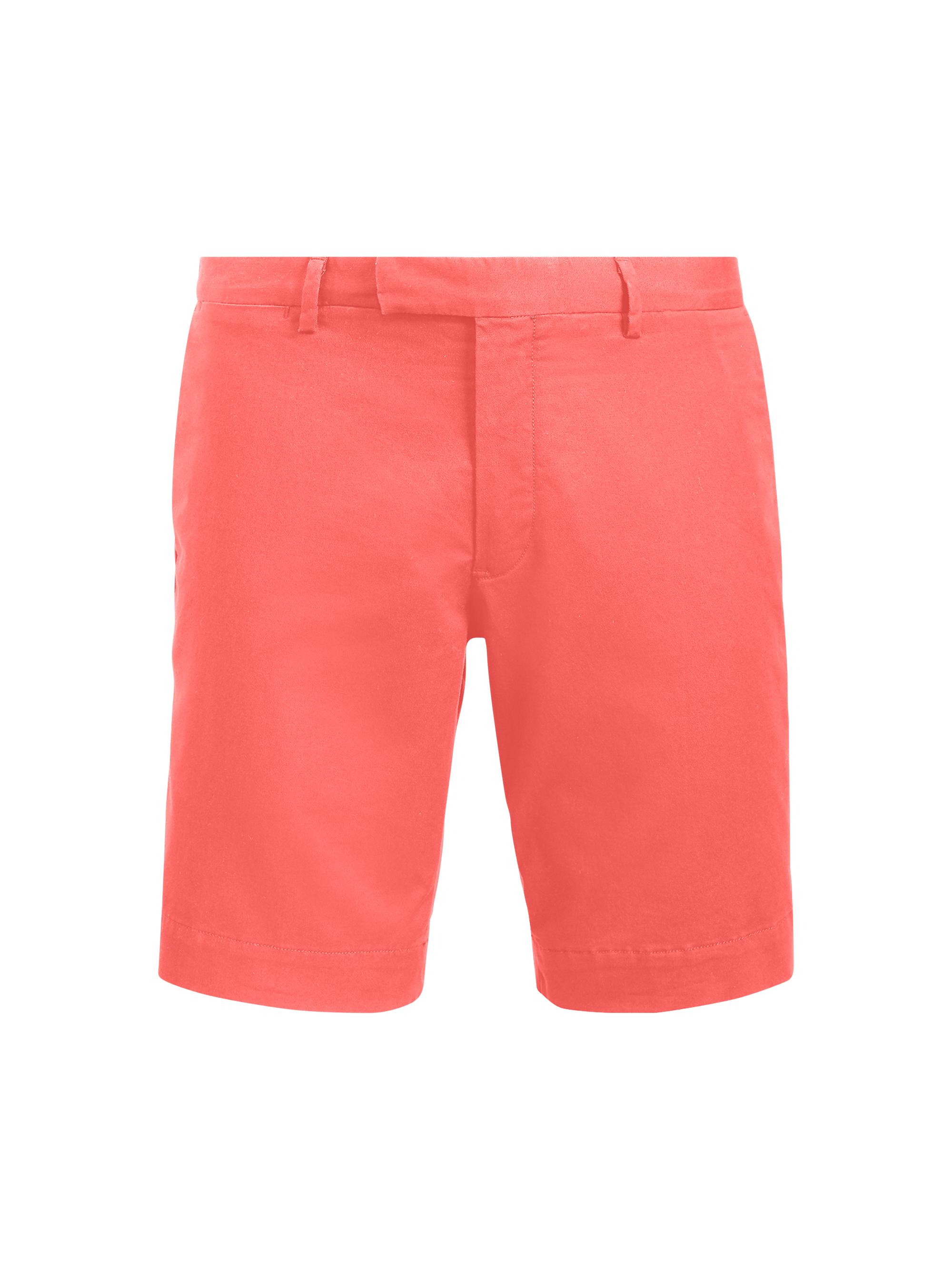 Polo Ralph Lauren Men's Stretch Flat-Front Shorts - Racing Red
