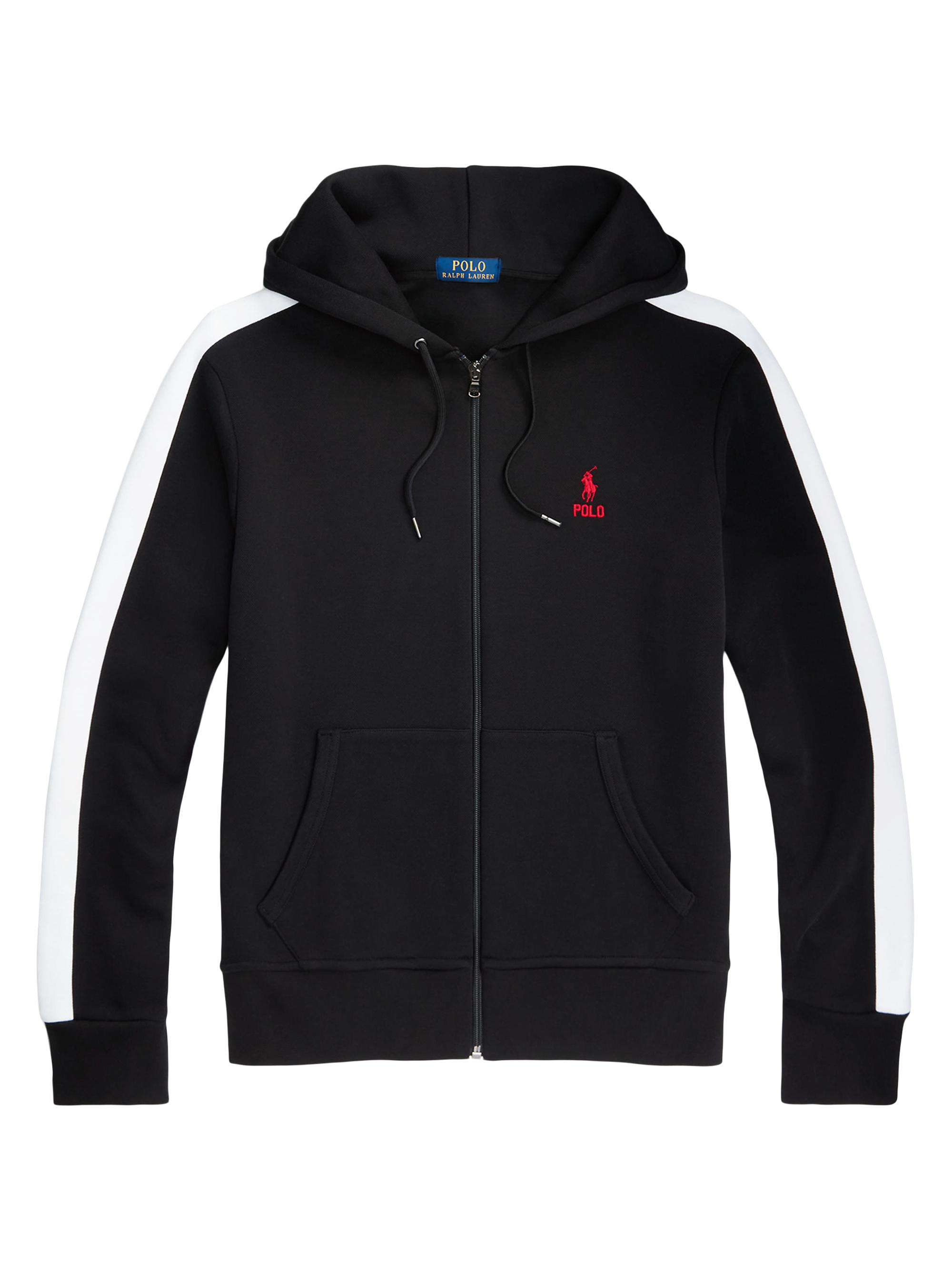 メンズウェア DOUBLE KNIT LOGO FULLZIP HOODIE BLACK 0400020309420?wid=600&hei=800&