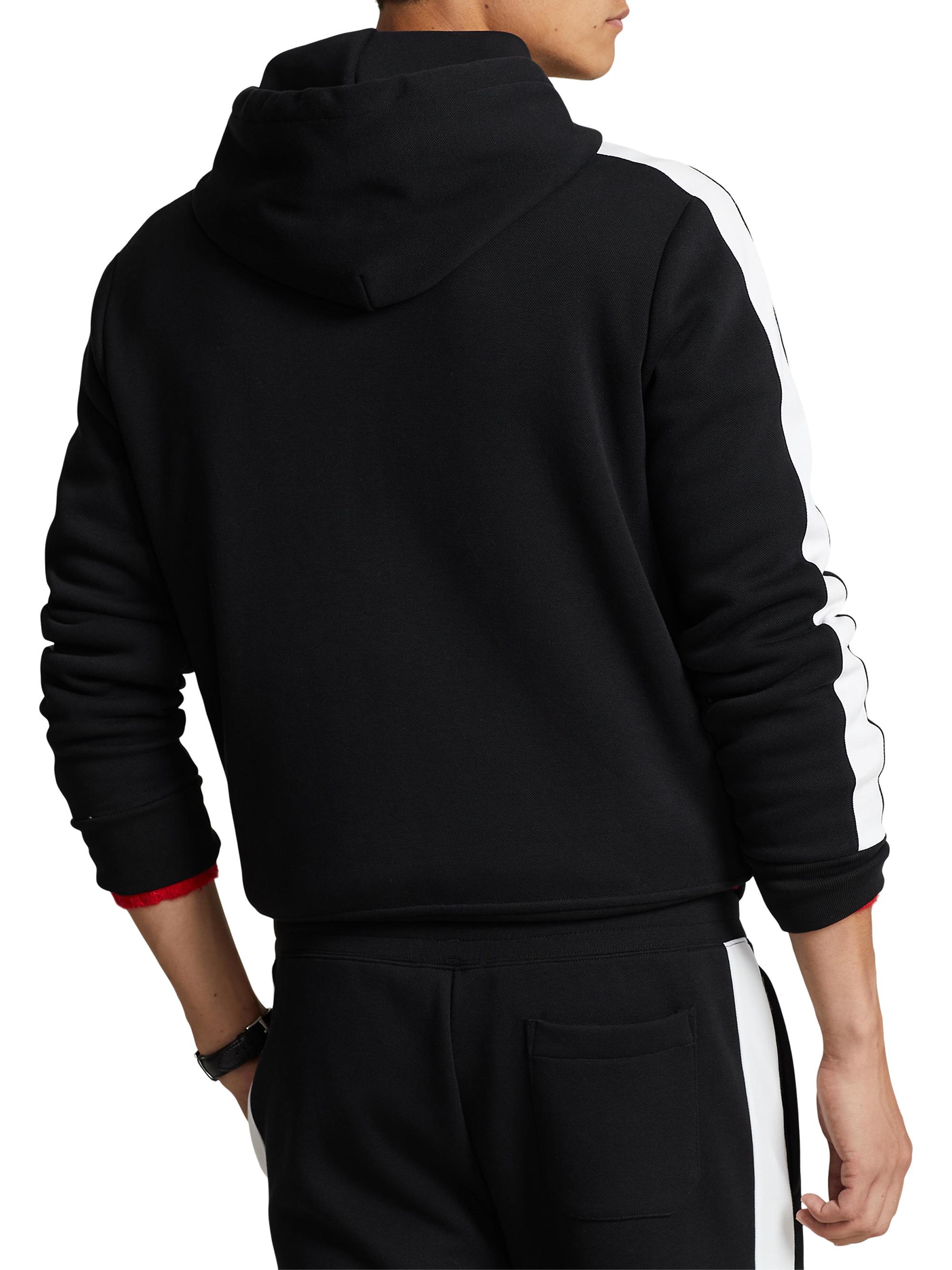Shop Polo Ralph Lauren Full-Zip Double-Knit Logo Hoodie | Saks  