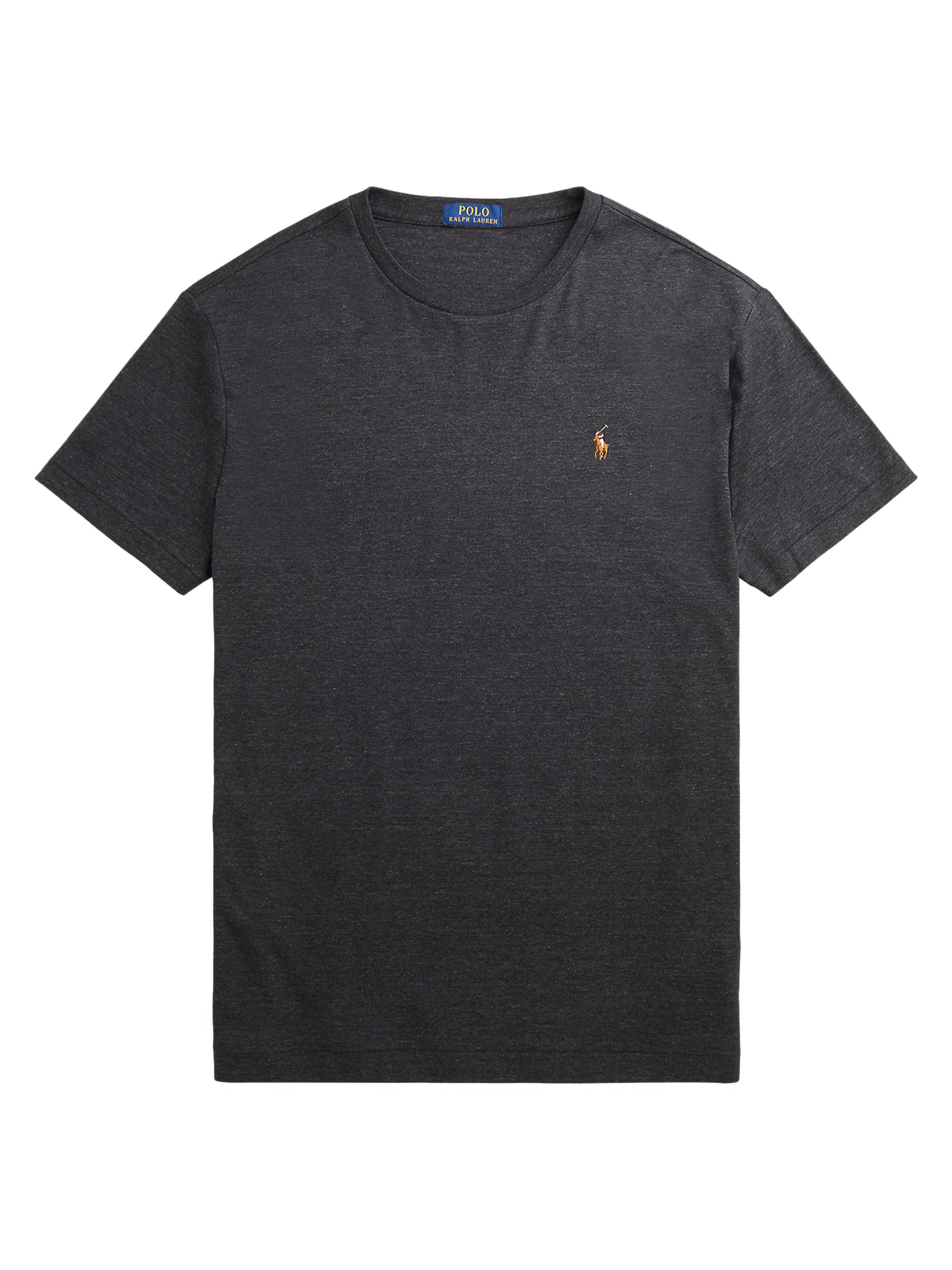 Polo Ralph Lauren slim fit tシャツ 0400020309460_BLACKMARLHEATHER