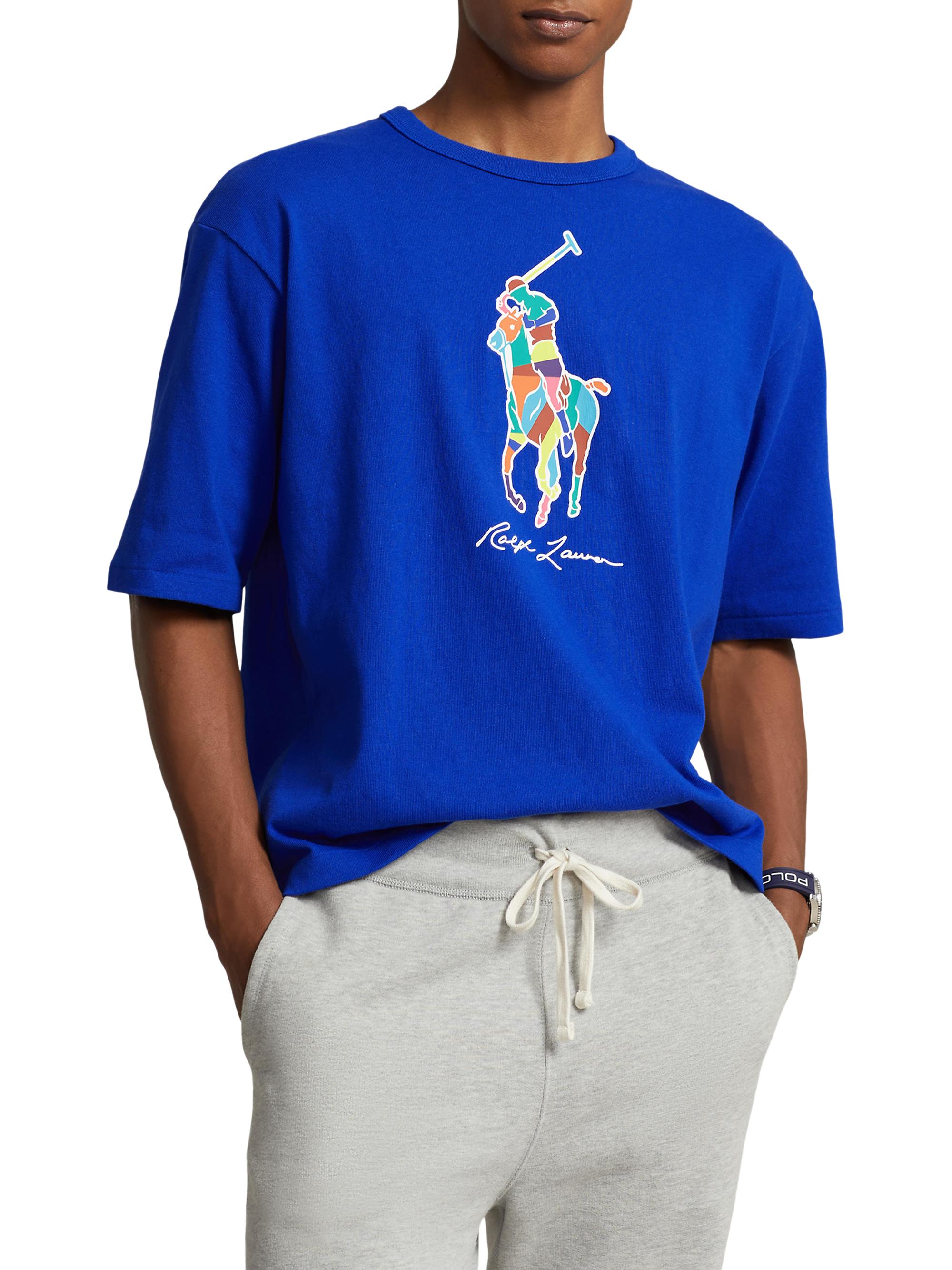 Polo Ralph Lauren Colorblocked Big Pony Logo T-Shirt | Saks