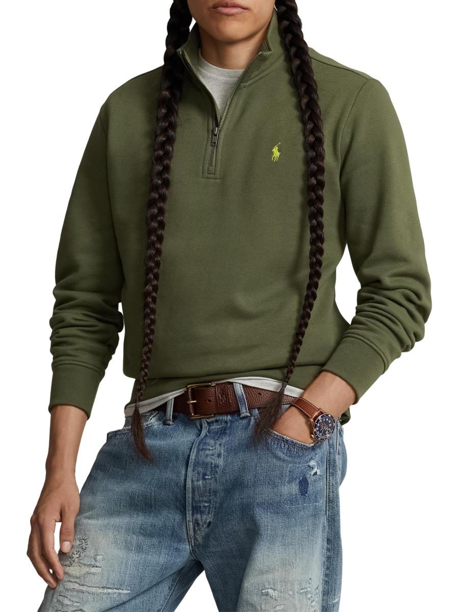 Shop Polo Ralph Lauren RL Fleece Quarter-Zip Sweatshirt Shop Polo Ralph Lauren RL Fleece Quarter-Zip Sweatshirt