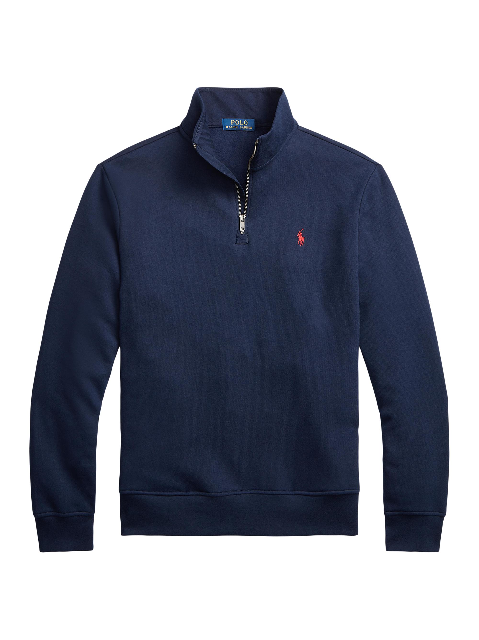 Polo Ralph Lauren Men's RL Fleece Quarter-Zip Sweatshirt - Cruise Navy