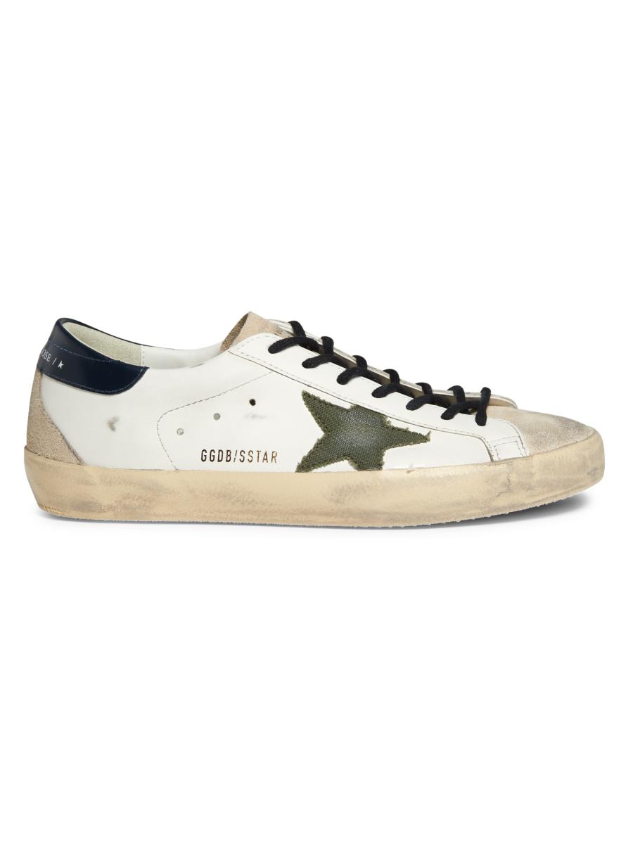 スニーカー GOLDEN GOOSE LEATHER SUPER-STAR DELUXE SNEAKERS Golden Goose Super-Star leather sneakers Golden Goose Deluxe